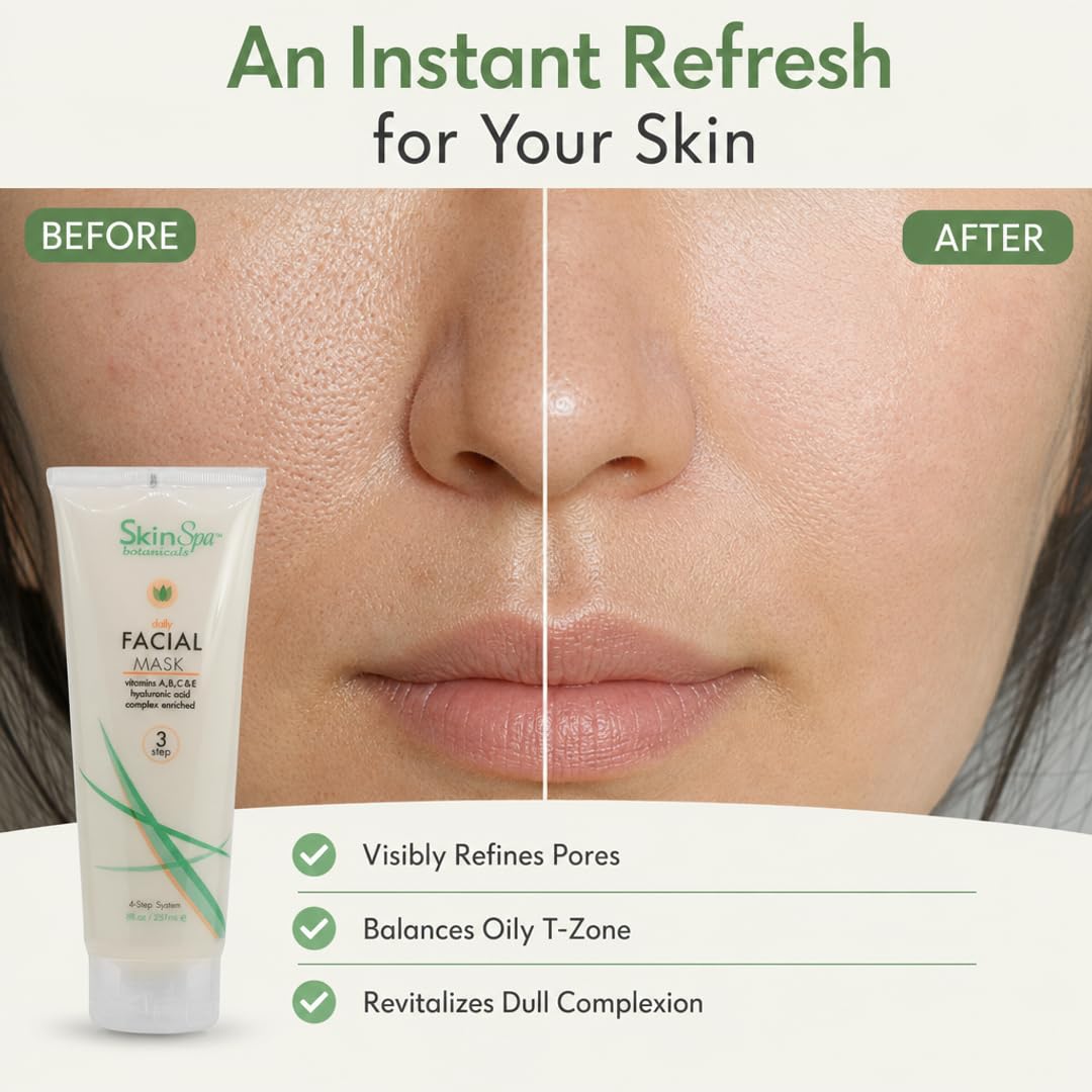 Amazon.com : SkinSpa - Clay Face Mask, Skin Care Instant Detox Mud