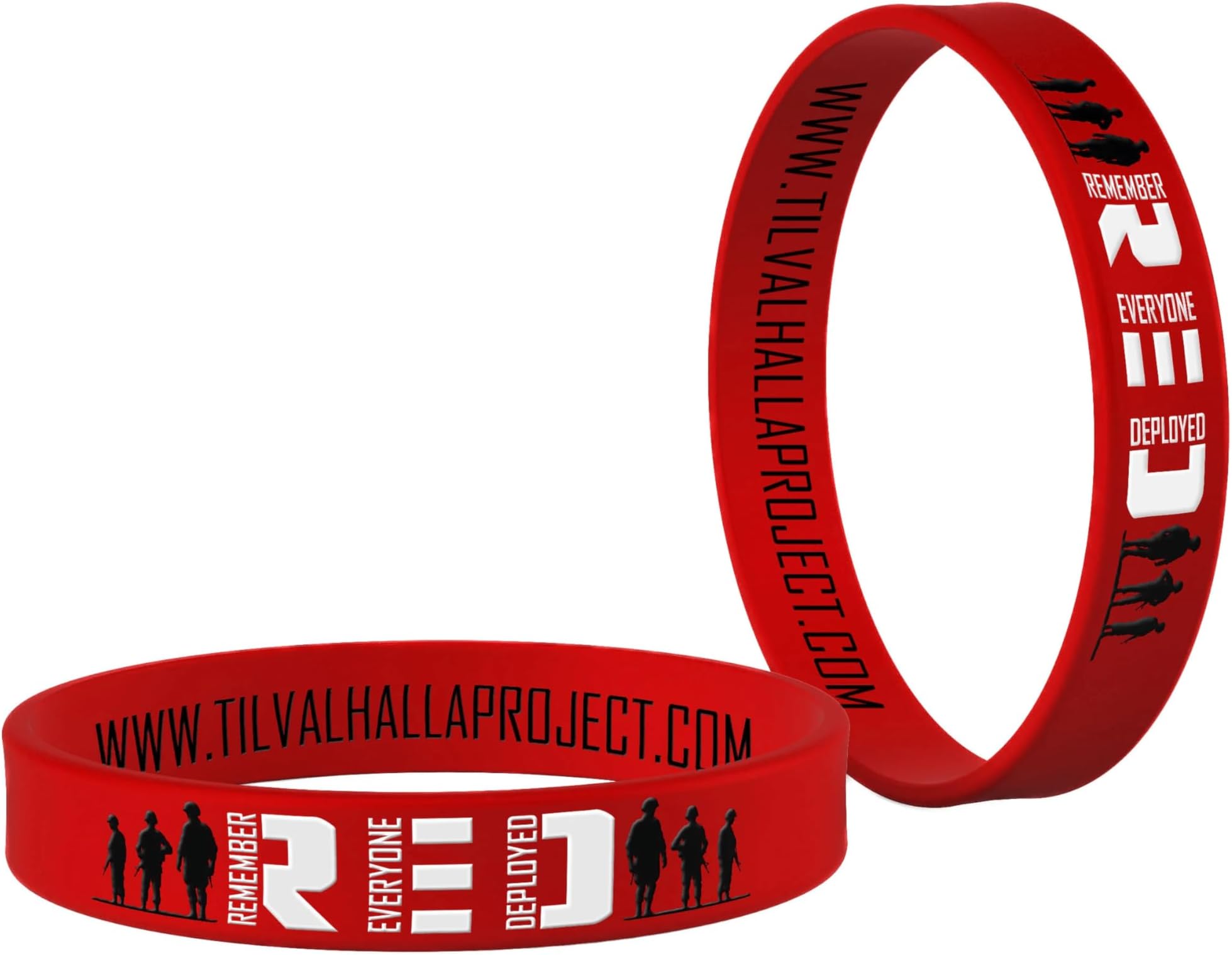 Silicone Bracelets | Rubber Bracelets for Men | Mens Jewelry for Gym & Fitness | Veteran Owned & Operated | Proudly Printed in the USA