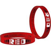 Til Valhalla Project Silicone Bracelets | Rubber Bracelets for Men | Mens Jewelry for Gym & Fitness | Veteran Owned & Operated | Proudly Printed in the USA