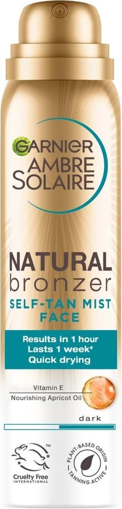 Garnier Ambre Solaire Natural Bronzer Face Tan Mist, One Colour, Women