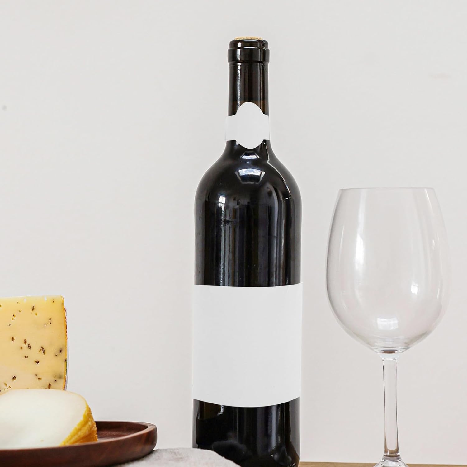 VANZACK Waterproof Wine Bottle Labels Stickers Matte Paper Adhesive Tags for Bottle Identification 10Pcs for Home Brewing