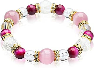 [京珠堂] 天然石 パワーストーン ブレスレット レディース 金運 仕事運 開運 恋愛運 黄金 向上 タイガーアイ