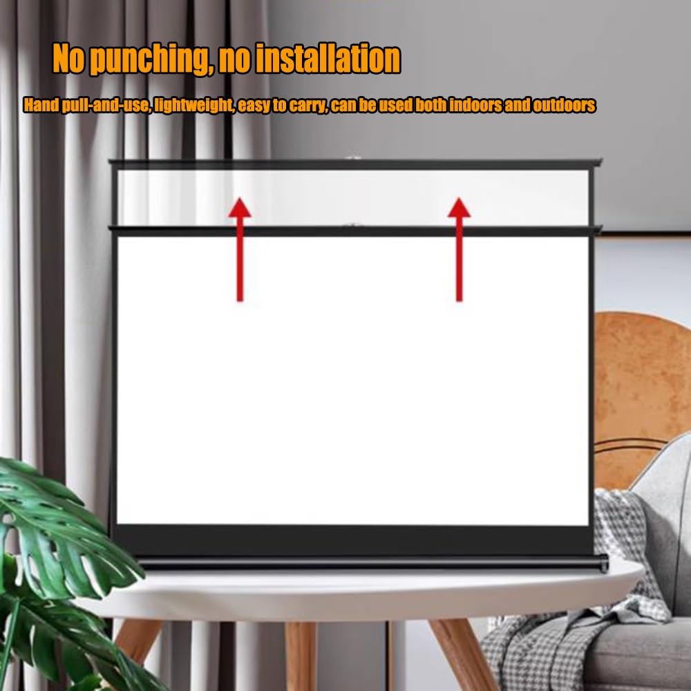 Schermo di Proiezione da Tavolo 20'' 30'' 40'' 50'' Portatile