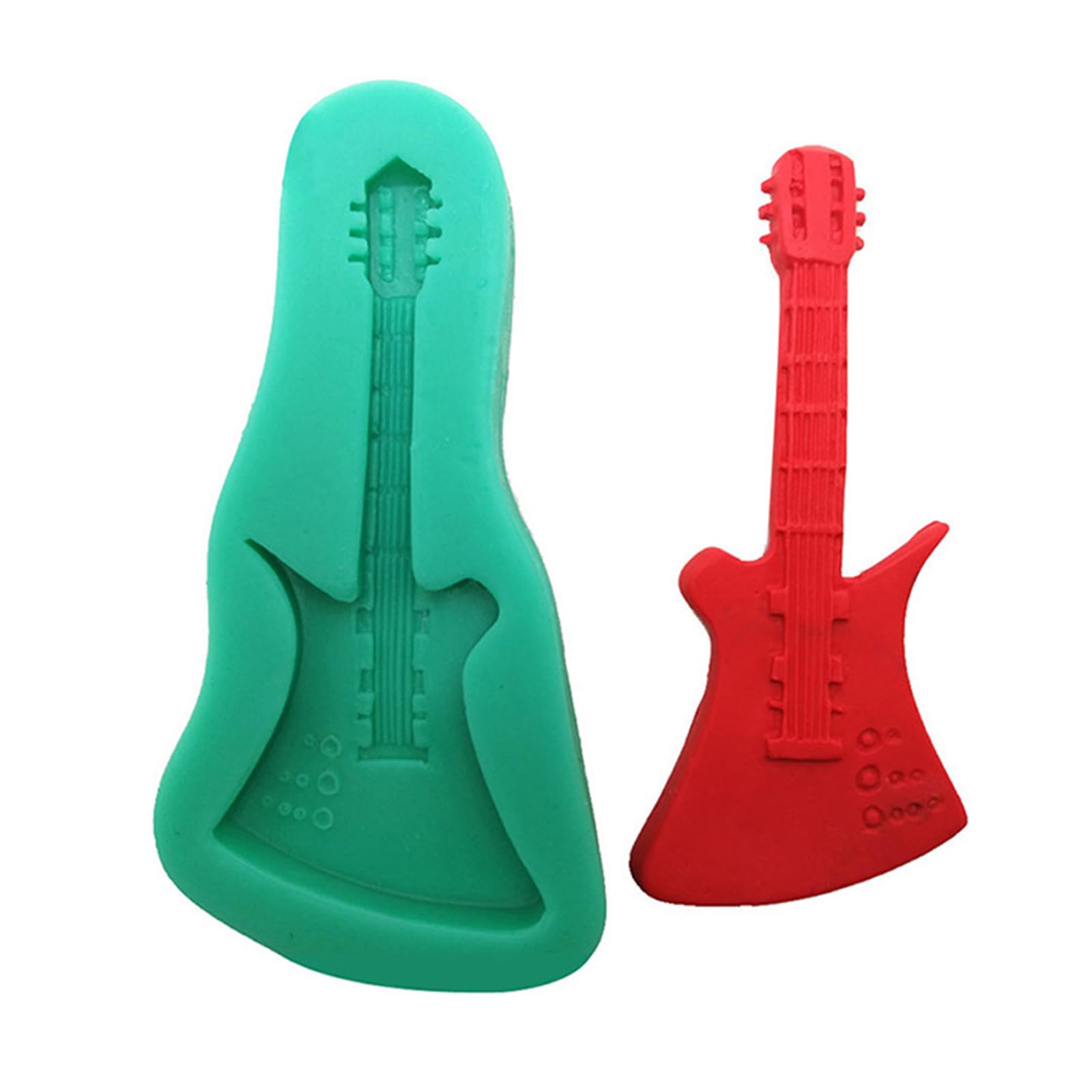 Domasvmd F0638jt 3D Musical Notes Guitar Piano Silicone Mold Fondant Molds Candy Chocolate Baking Moulds Cake Decorating Tools Fondant Molds Silicone For Cake Decorating Candy Molds Silicone Molds