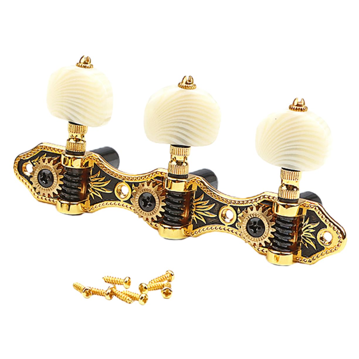 TOYANDONA 1 Satz Gitarren Stimmwirbel Tuning Pegs für Akustikgitarren Ergonomisches Design für Präzises Geeignet für Verschiedene Gitarrenmodelle Musikinstrumente Zubehör