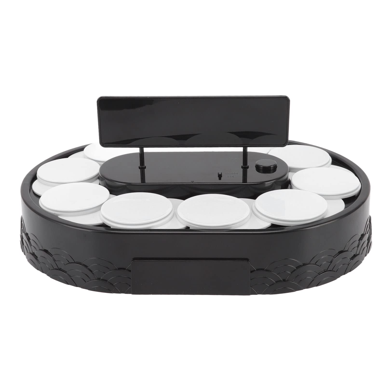 Plateau Roulant Zushi En Aluminium 18x14x1,5cm - Bord Surélevé, Design élégant, Idéal Pour Préparation Et Rangement