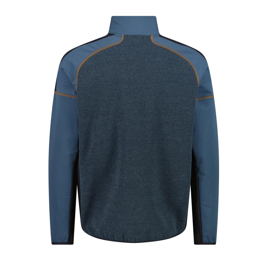 CMP Felpa in Pile Pesante Stretch da Trekking Unlimitech con Inserti in Knit Tech da Uomo, 36H1847
