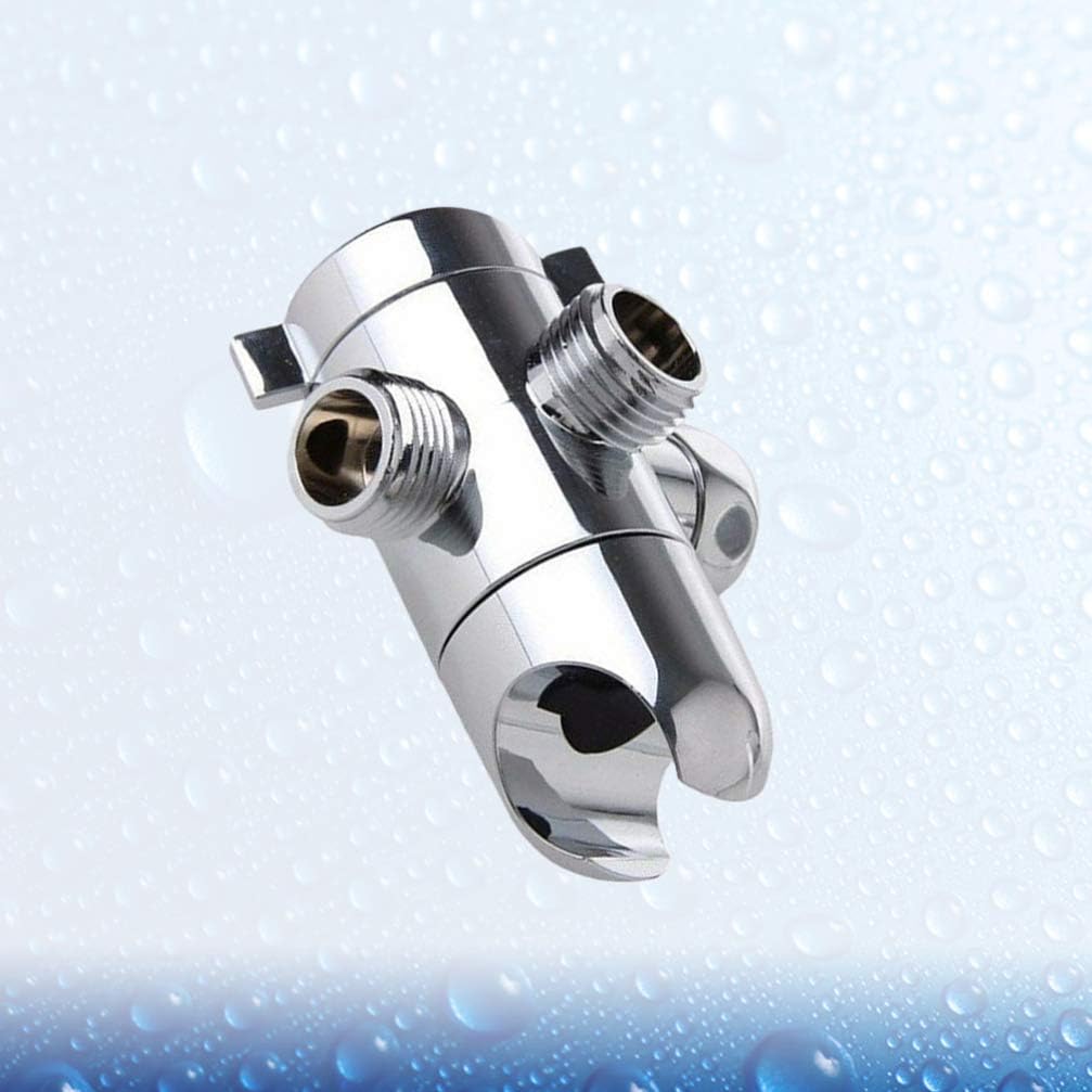 Faucet Three-way Diverter Stainless Steel Shower Diverter Valve 1pc Universal Shower Water Divider Base for Bathroom