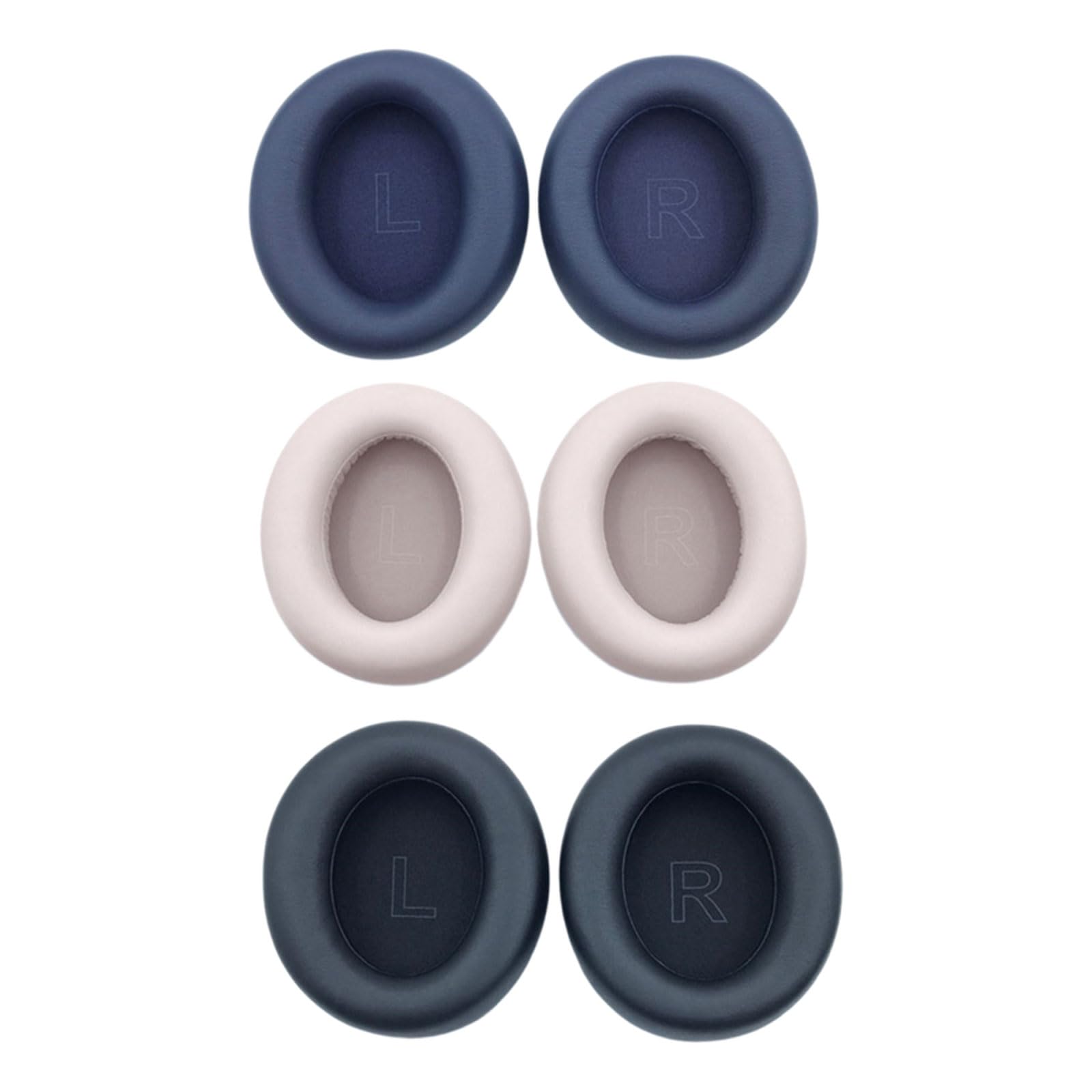 Jazuaiao 1 paio di cuscinetti auricolari in pelle proteica cuscinetti auricolari copre memory foam paraorecchie per cuffie di ricambio per cuffie Life Q35
