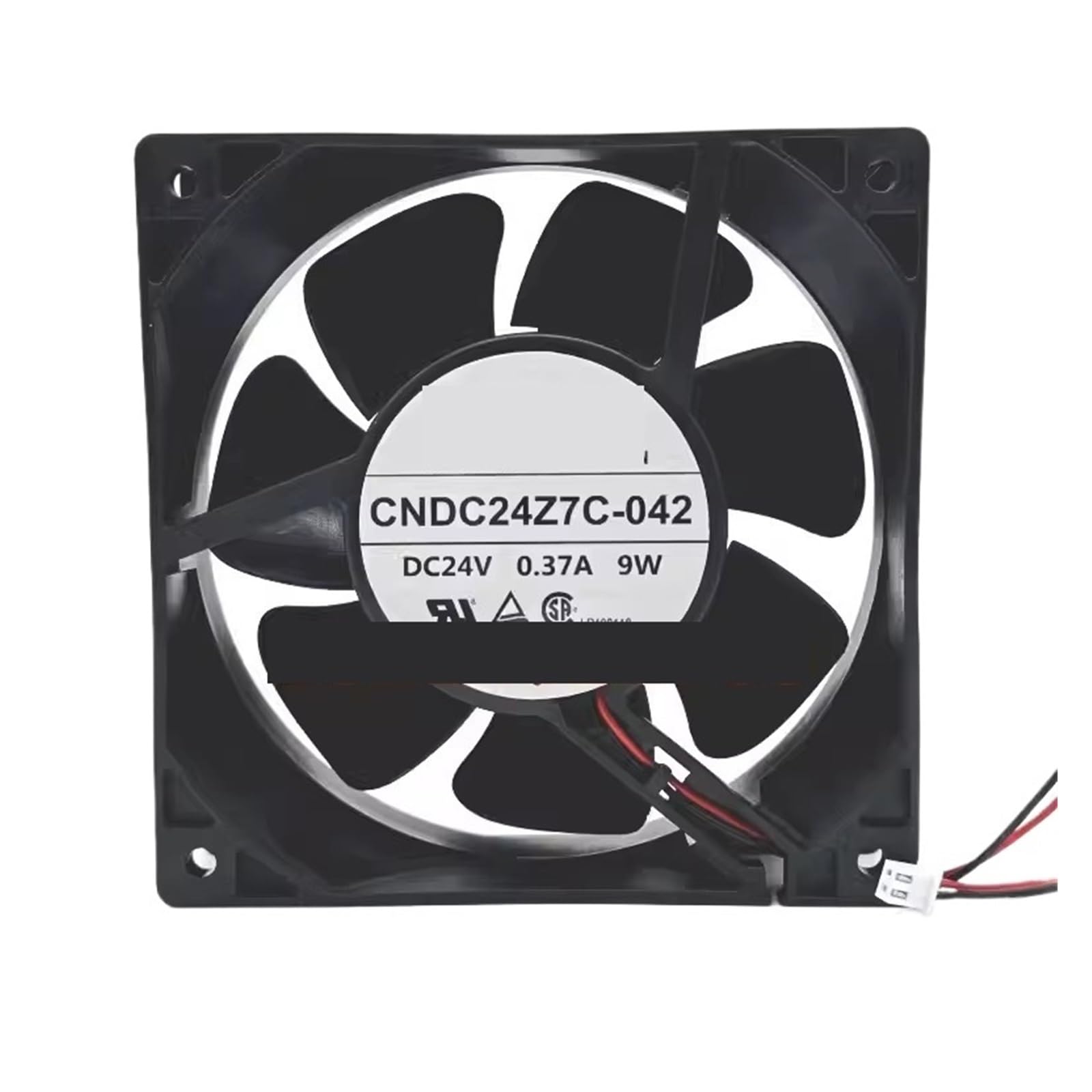 WEUSANXPL CNDC24Z7C-042 24v 0.37A 9W 12CM 120 * 120 * 38MM Cooling Fan(2-wire A1 plug)