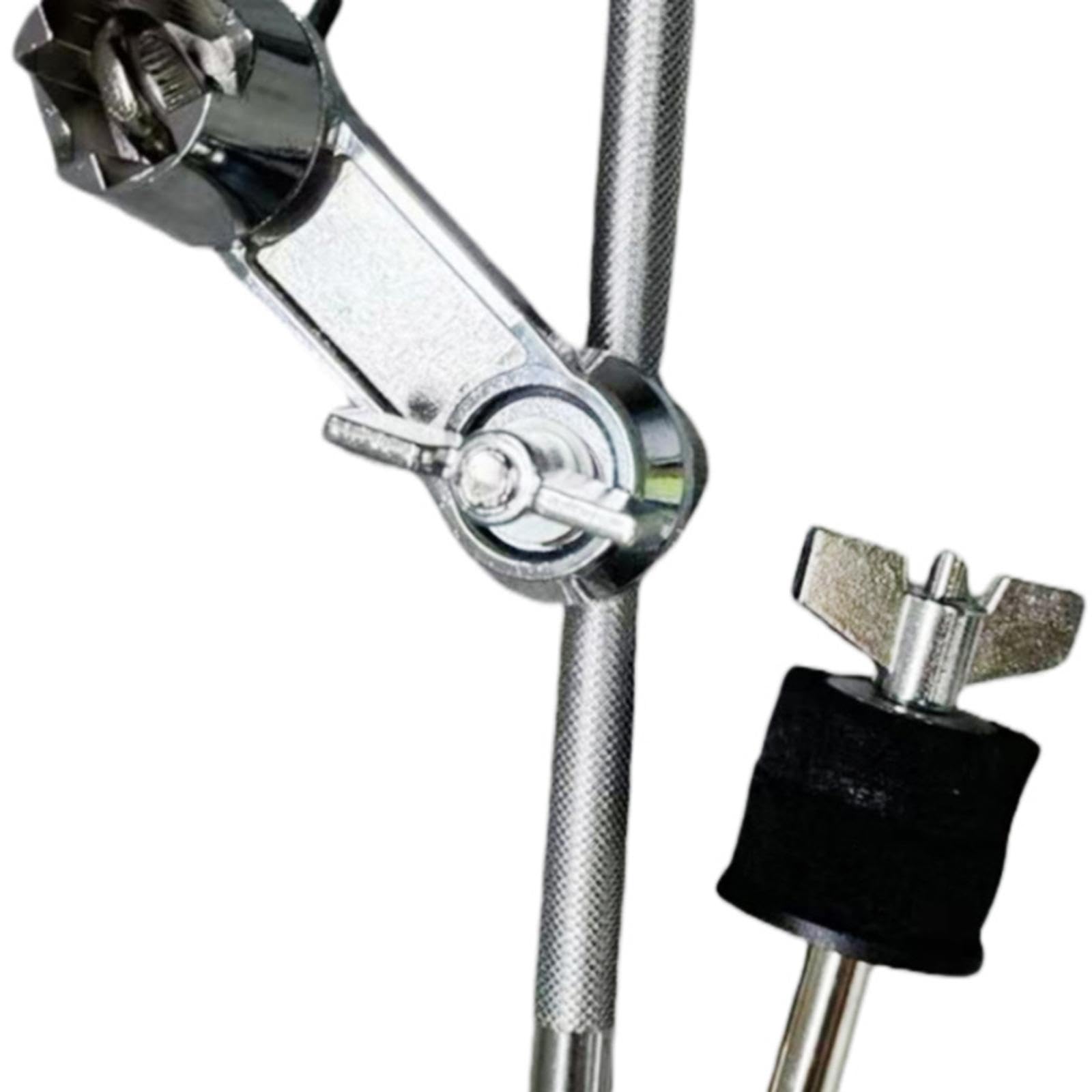 Oshhni Supporto per piatto con attacco per piatto, morsetto per set di batteria regolabile per hardware per batteria, morsetto per estensione per tamburo per