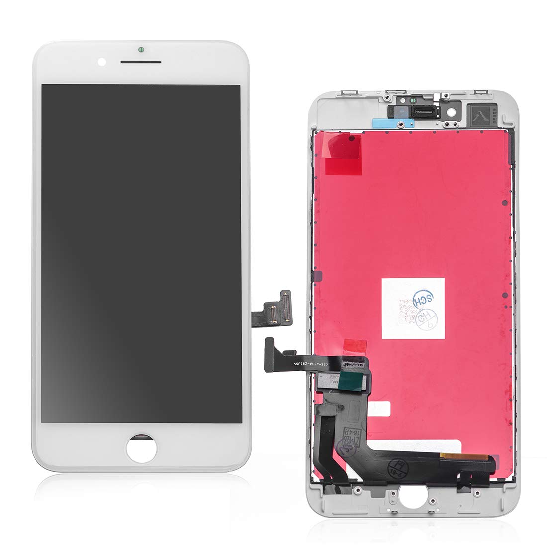 Amazon.co.jp: SZM iPhone 8 plus 修理交換用フロントパネル