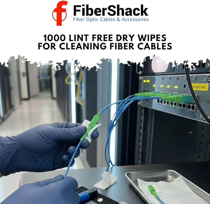 FiberShack Limpiadores Fibra Óptica Paquete 1000 Unidad miniatura 2