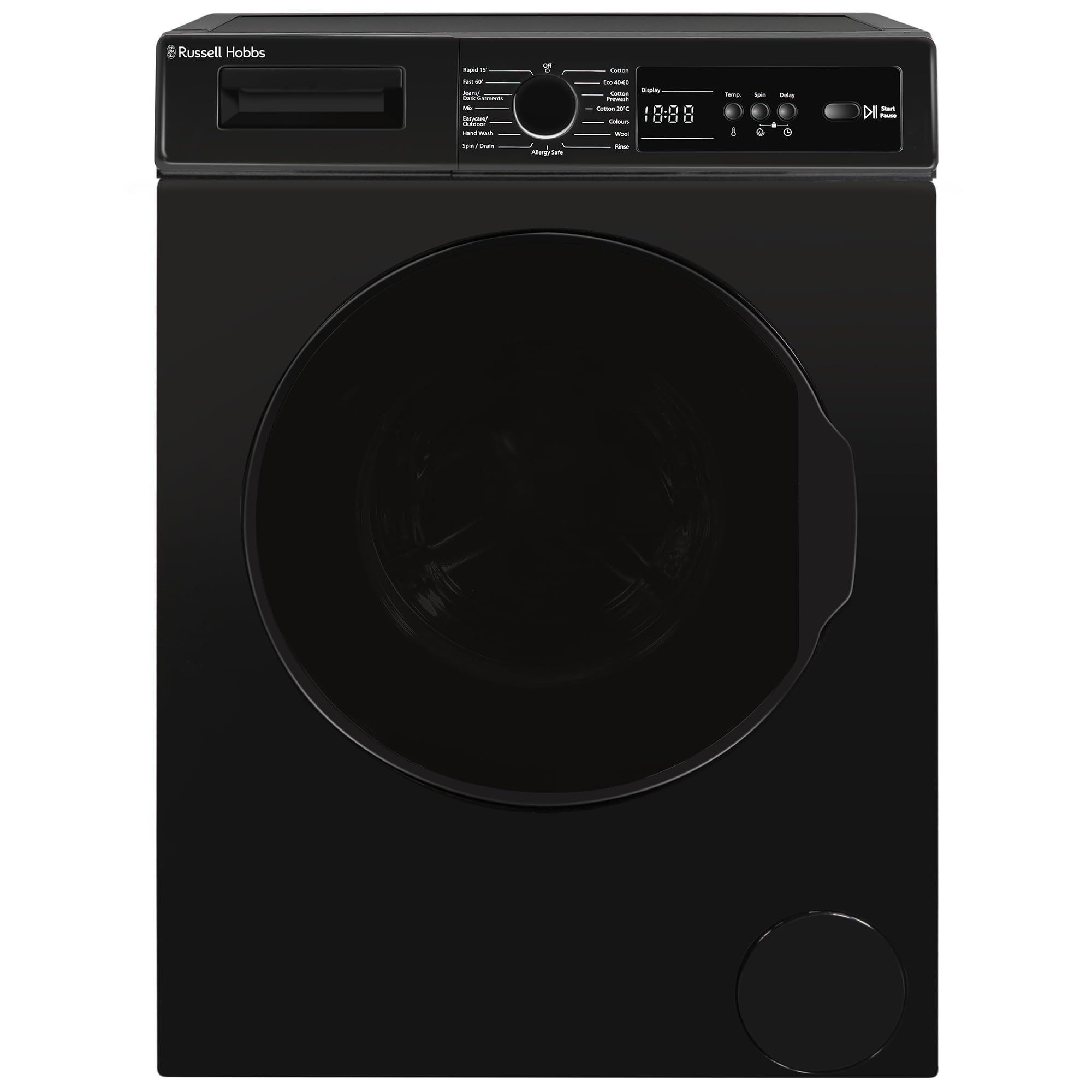 Russell Hobbs 8kg Washing Machine - Black