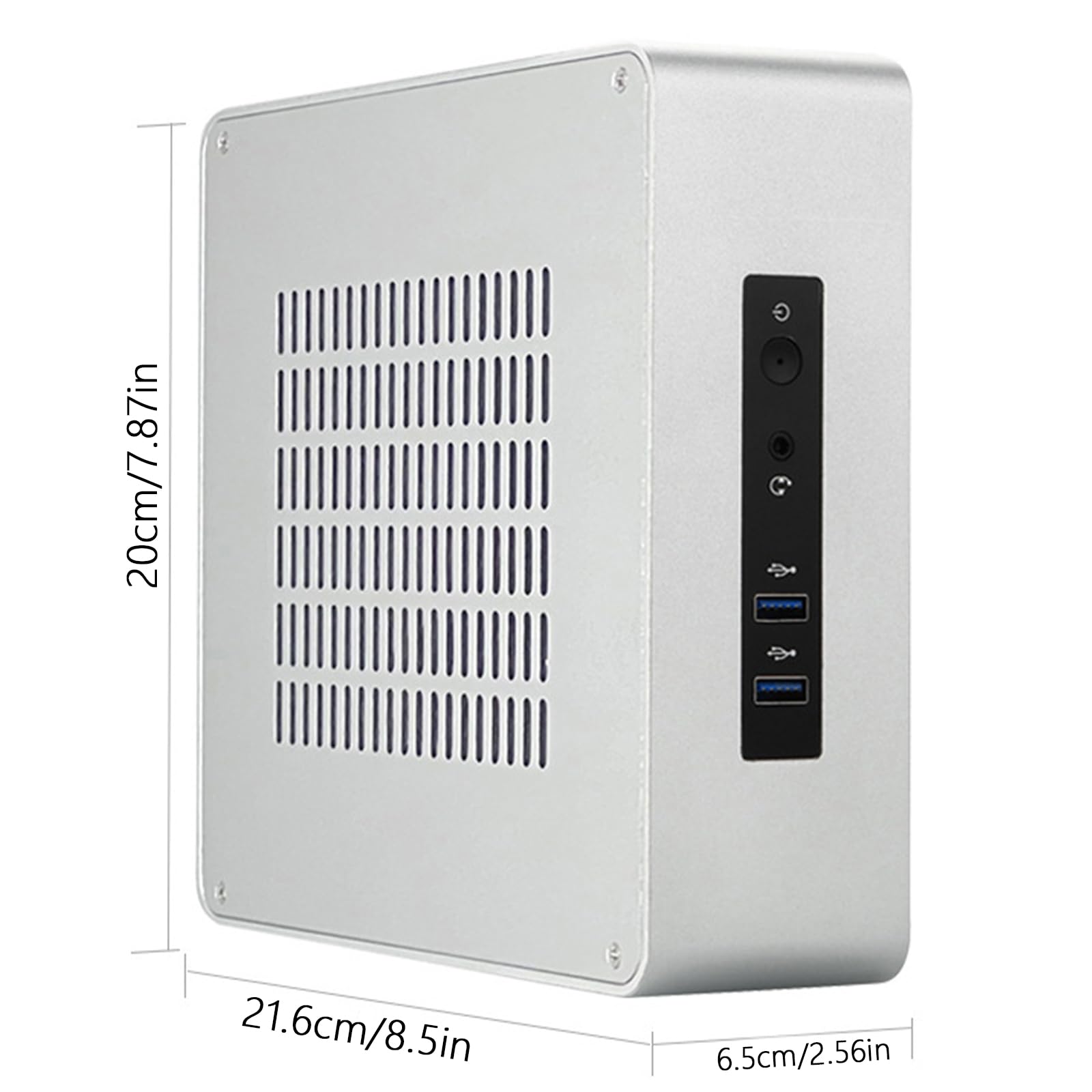 ITX - Case per computer, server, alimentatore di rete da gioco, controllo industriale TA65 facile da usare, alloggiamento HTPC per apparecchiature domestiche, case computer per ufficio domestico