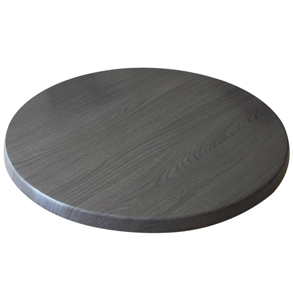 TableTop King OD36RChar EnduroTop 36" Round Charcoal Indoor/Outdoor Table Top