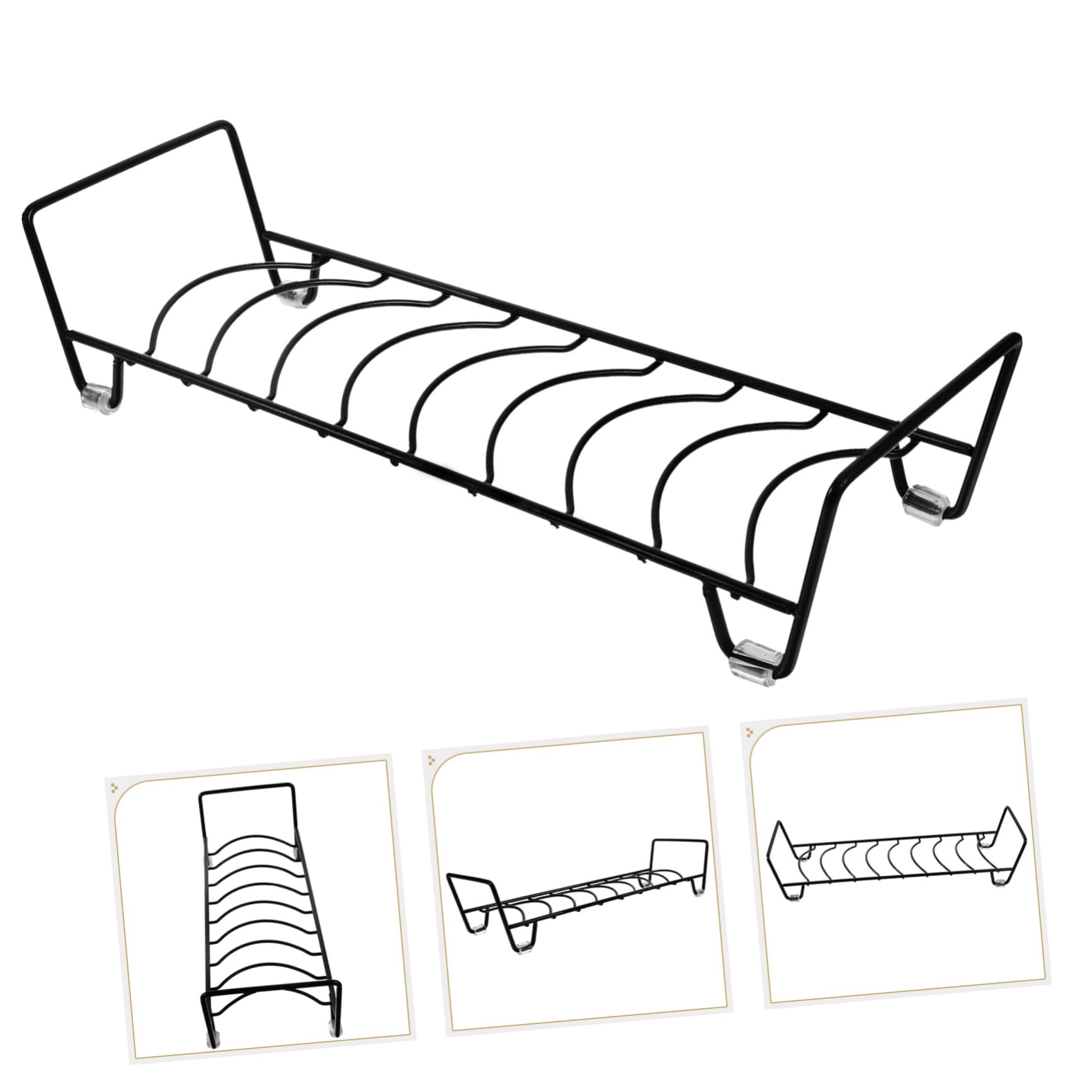 Unomor Sink Dish Rack Stainless Steel Kitchen Racks for Dish Draining and Drainboard Set