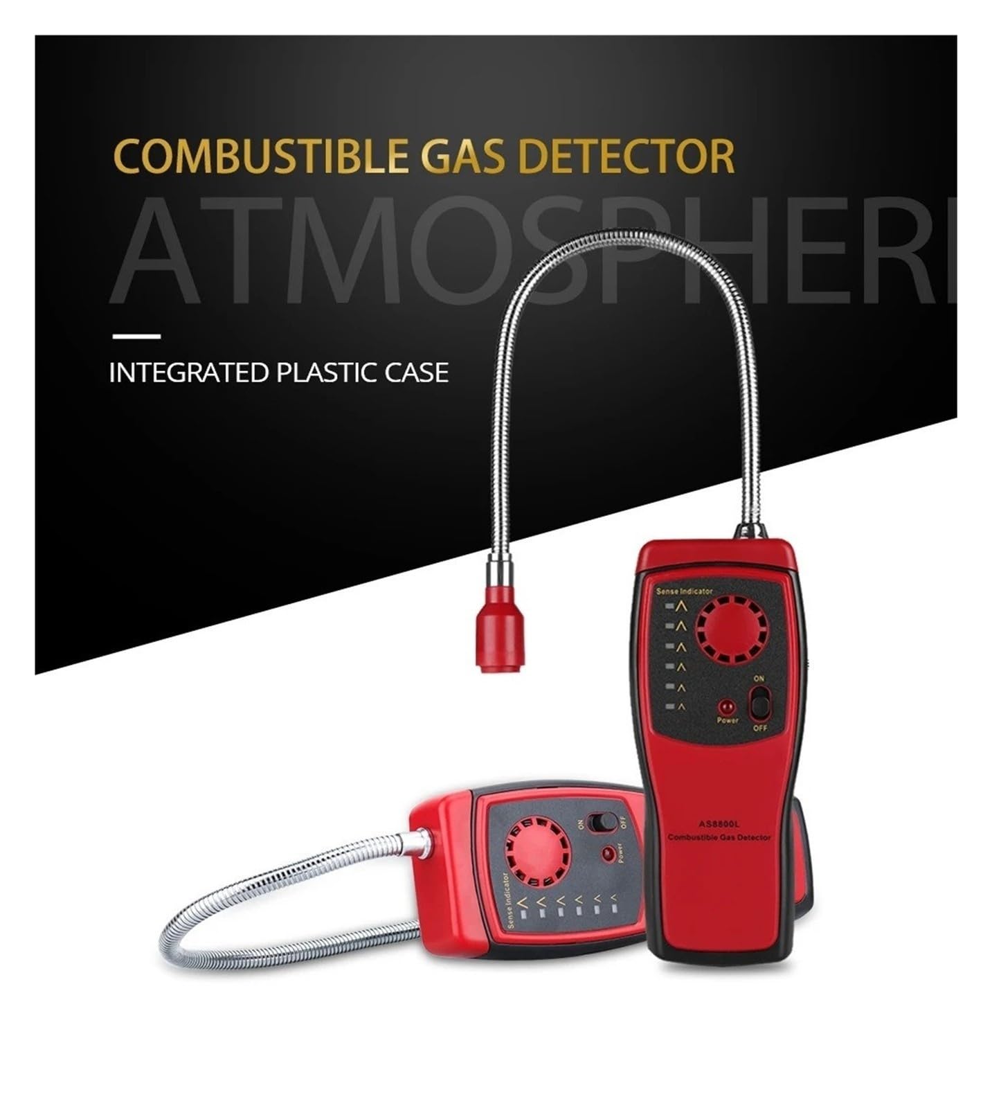Analizator Gazów LCD AS8800L Detektor Gazów Palnych 50 PPM