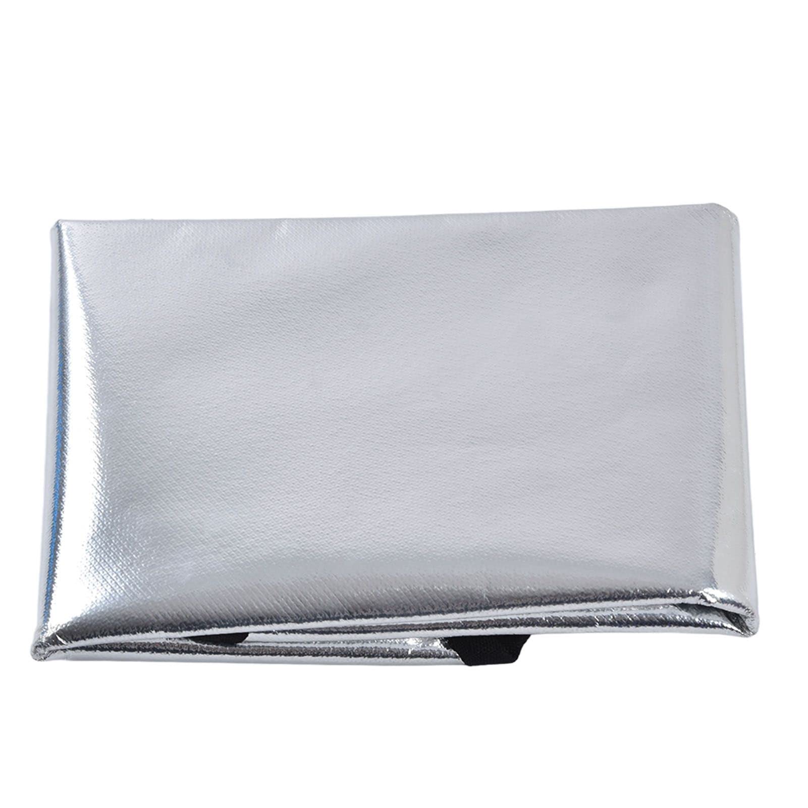 KAKAKE Fireproof Mat, Heat Insulation Deck Protector ‑50‑550℃ Double Sided for Camping(30 inches)