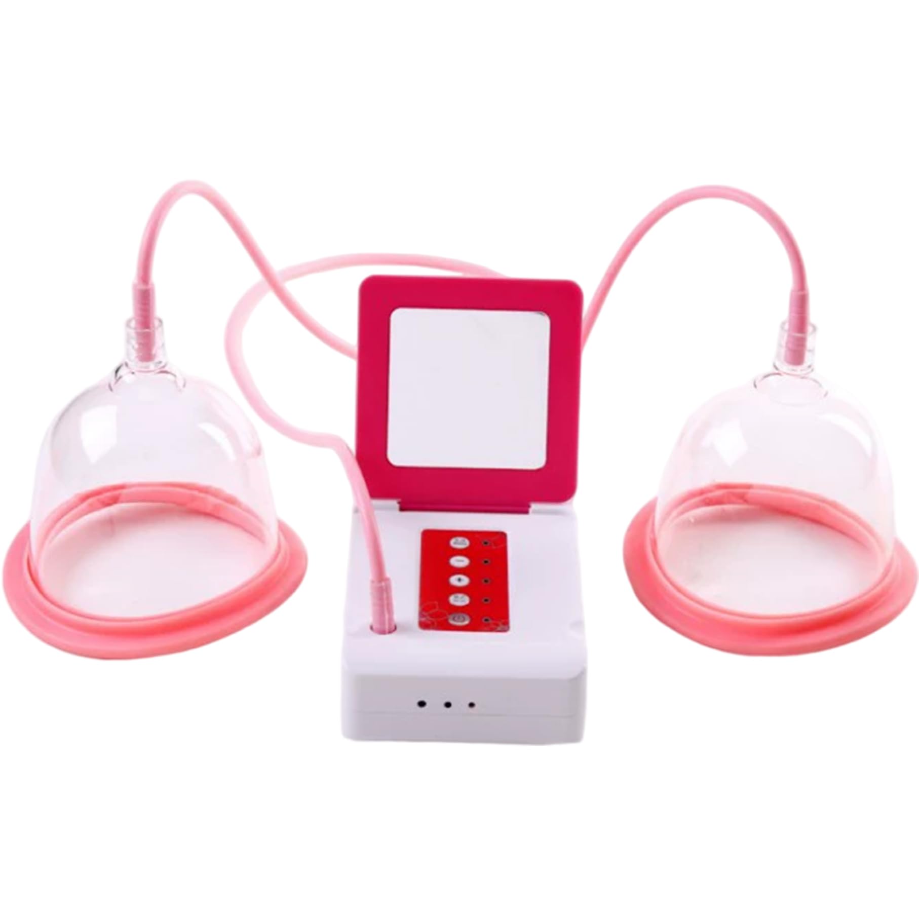 1 ensemble de masseur de sein, machine électrique d'amélioration du sein anti-affaissement avec 2 modes, appareil soin massage poitrine à domicile respectueux la peau, D..