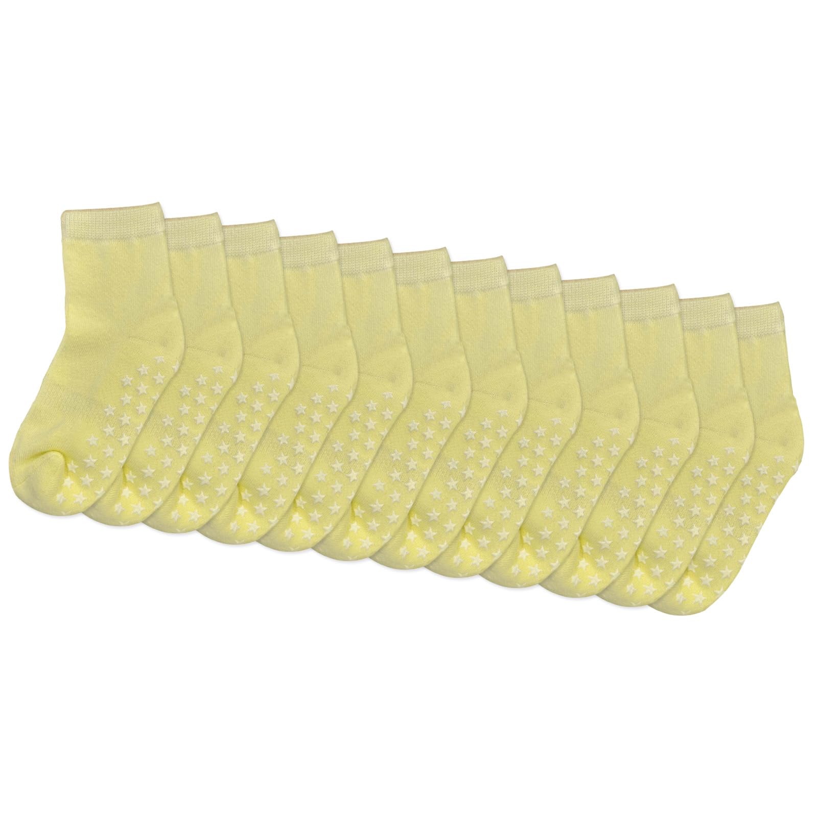 SAYOYO 12 Paar Anti Rutschsocken ABS Rutschfeste Socken für Baby Jungen Mädchen Baumwolle Socken, Stoppersocken Kinder 6-12 Monate/ 12-24 Monate/ 24-36 Monate