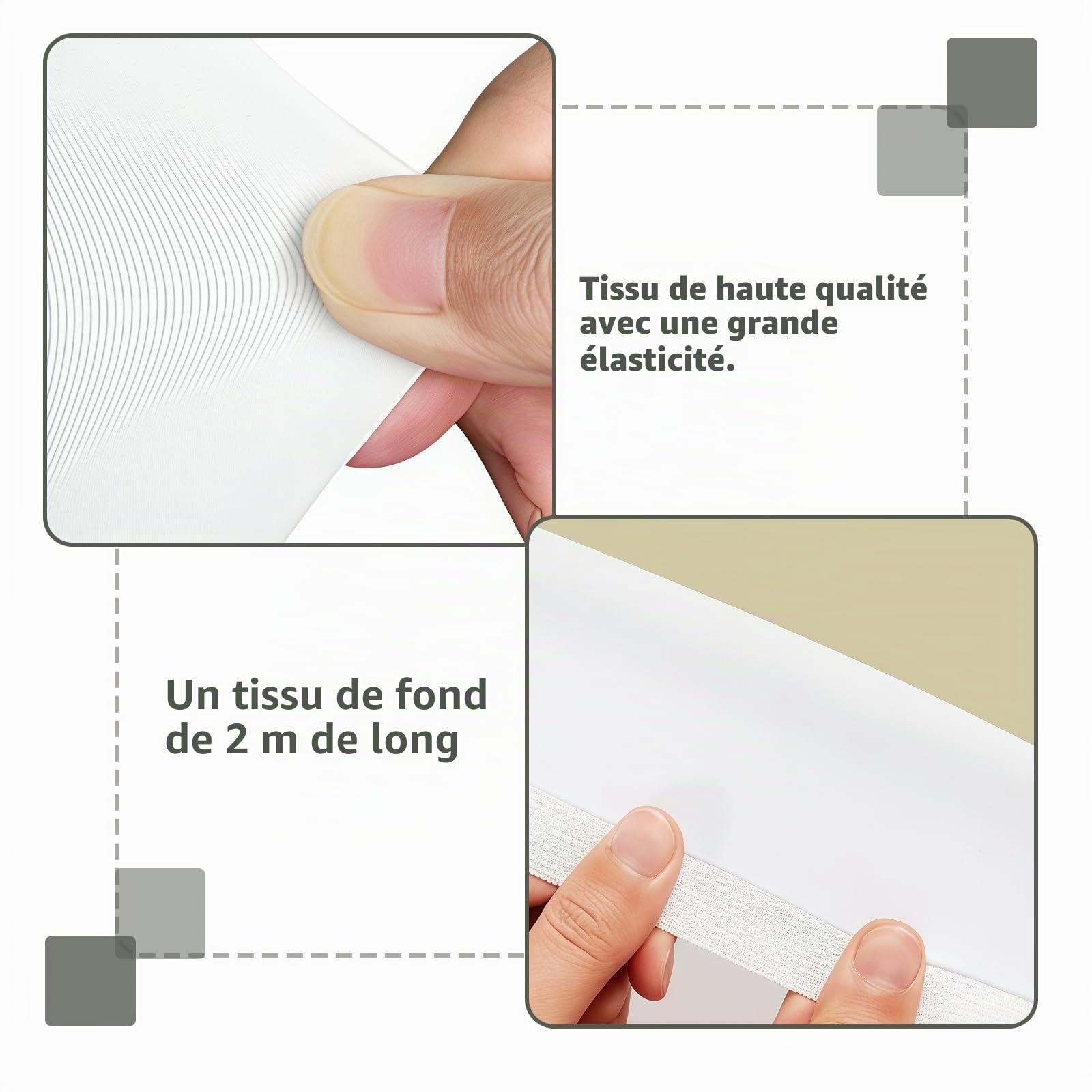 Fond blanc pur rond : couverture de fond arche diamètre 2 m, couverture de fond pliable blanche pour nouveau-né, photographie, accessoires (sans support)