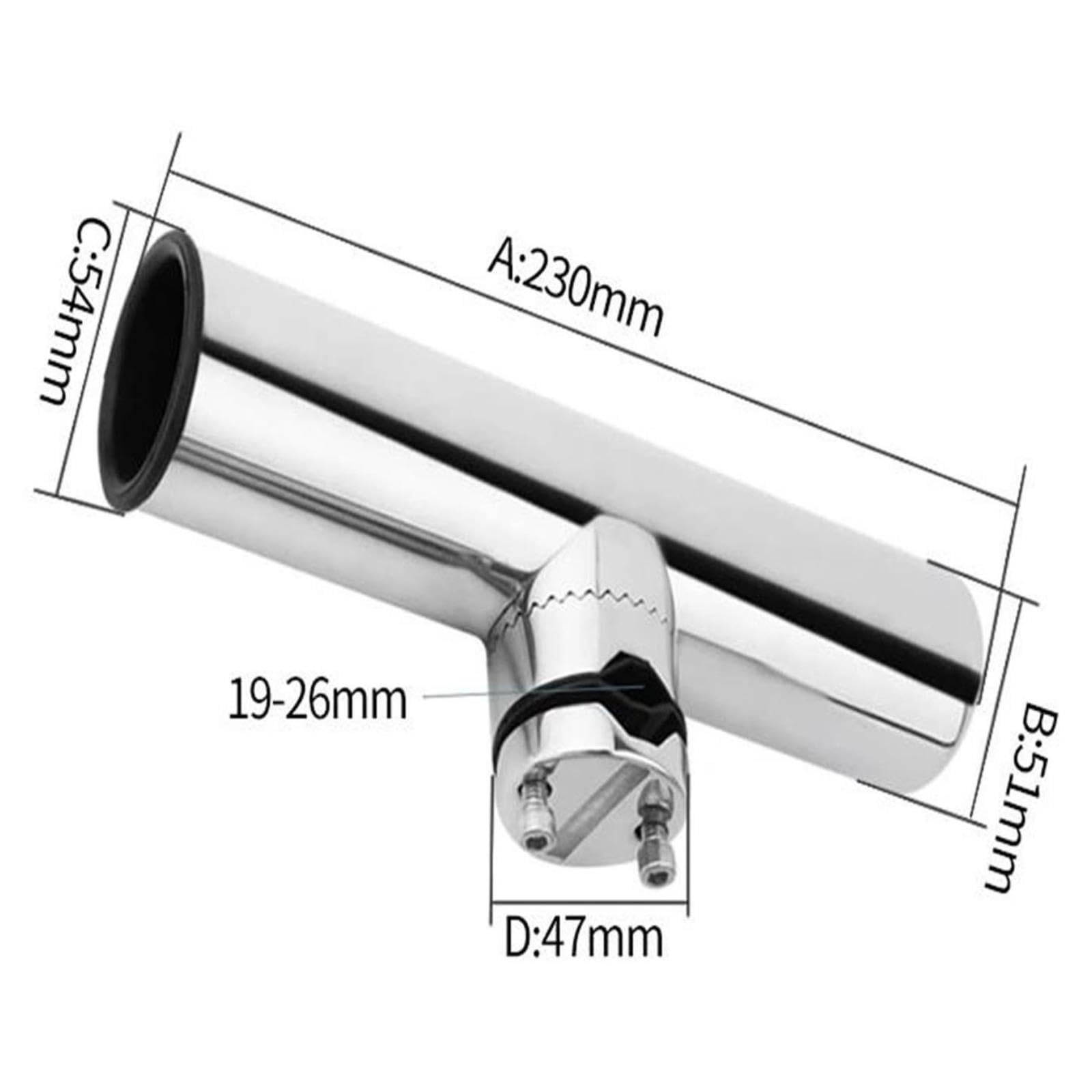 1 szt. 19-26mm 316 SS Zaciskowy uchwyt na wędki