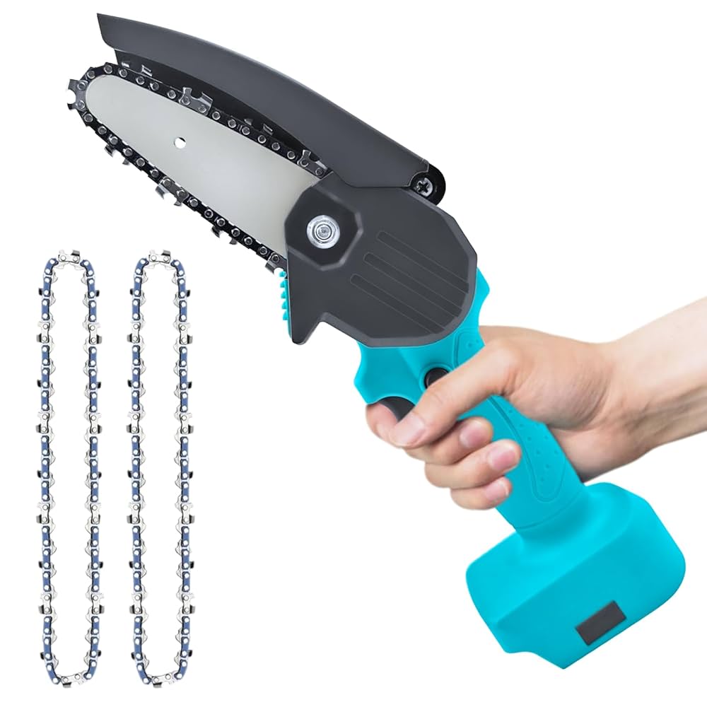 2点セット 充電式チェーンソー 電動ミニチェーンソー 4インチ 18vバッテリー 楽天市場】【バッテリー2個セット 】チェーンソー 充電式