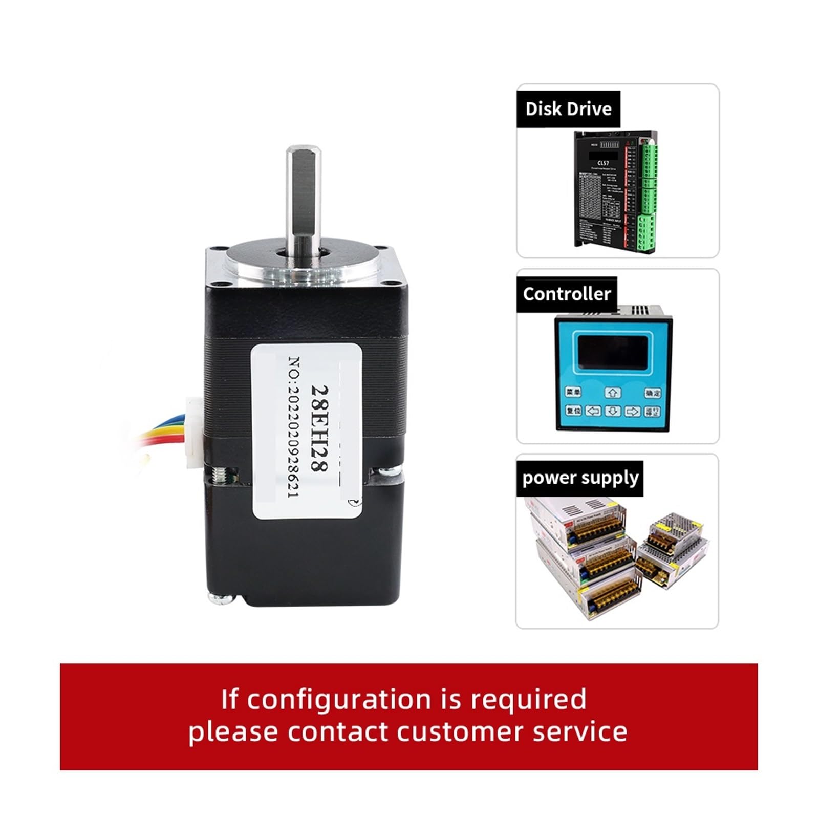 Stepper Motor Nema11 Stepper Motor 0.08N.m 1.0A 28EH28 Closed Loop