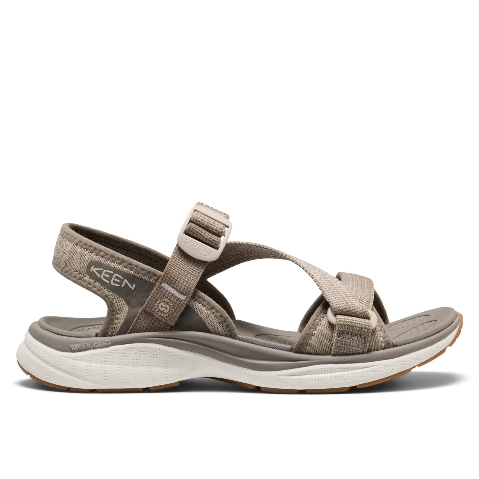 KEEN Damskie sandały Leiki OT, pręgowane/brzozowe, 5,5 UK, Brzoza pręgowana, 38.5 EU