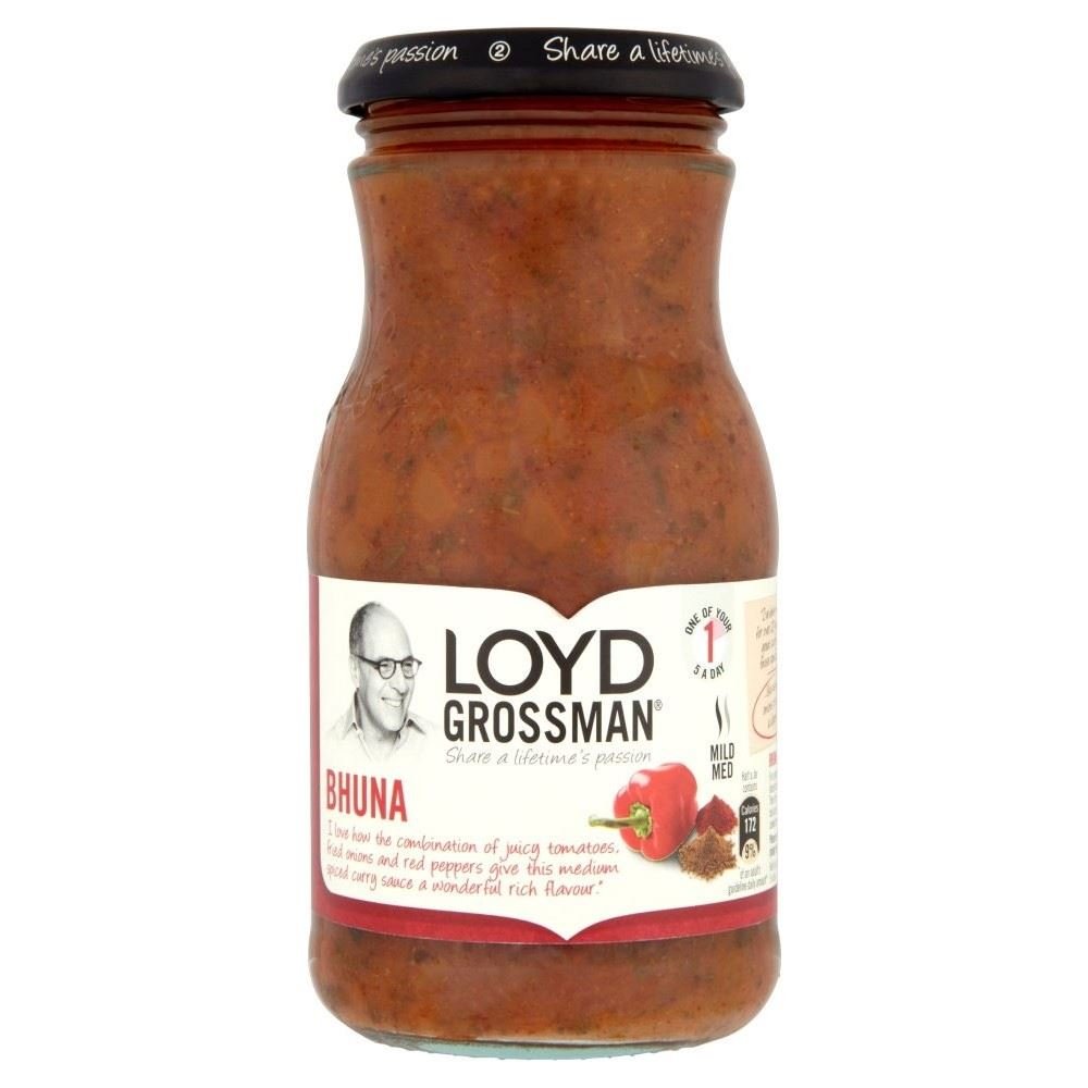 Loyd Grossman Sweet Tomato Bhuna Curry Sauce (350g)