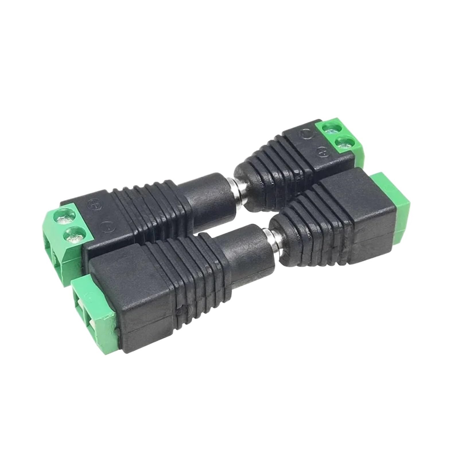 Yemaobaihuo Men's 4Pcs 2.5Mm 4Pcs Fe Jack Socket Barrel 2.1Mm*5.5Mm Dc Plug Adapter 12V Power Connector