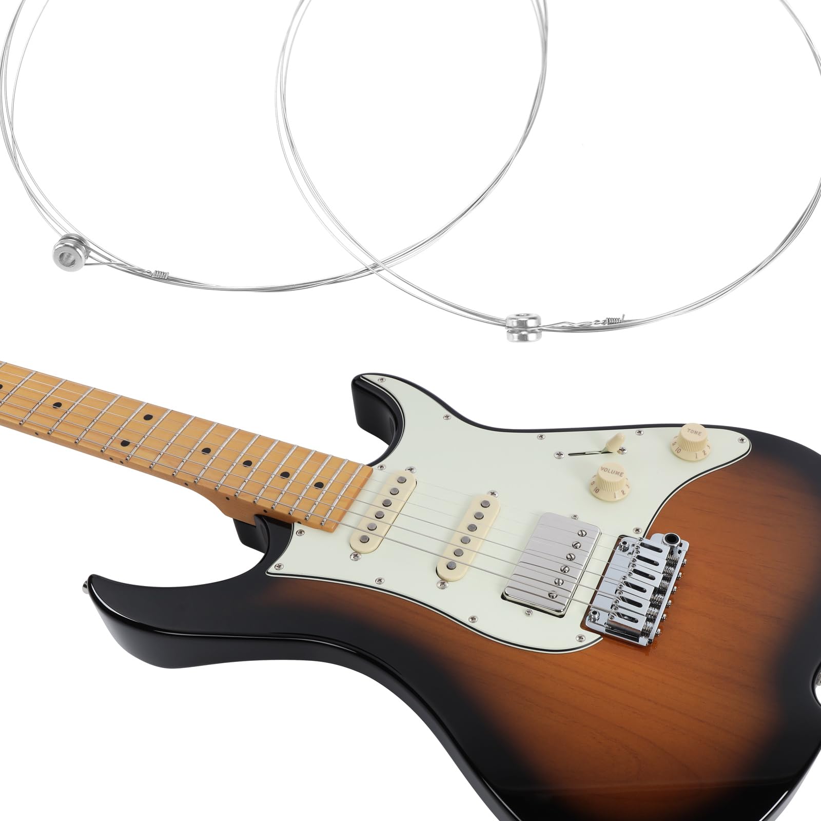OTOTEC 10Pcs 011 Single High E Electric Guitar String Single Guitar Strings For Electric And Acoustic Electric Guitar Spares Light Tension Good Tone with Ball End - Image 2
