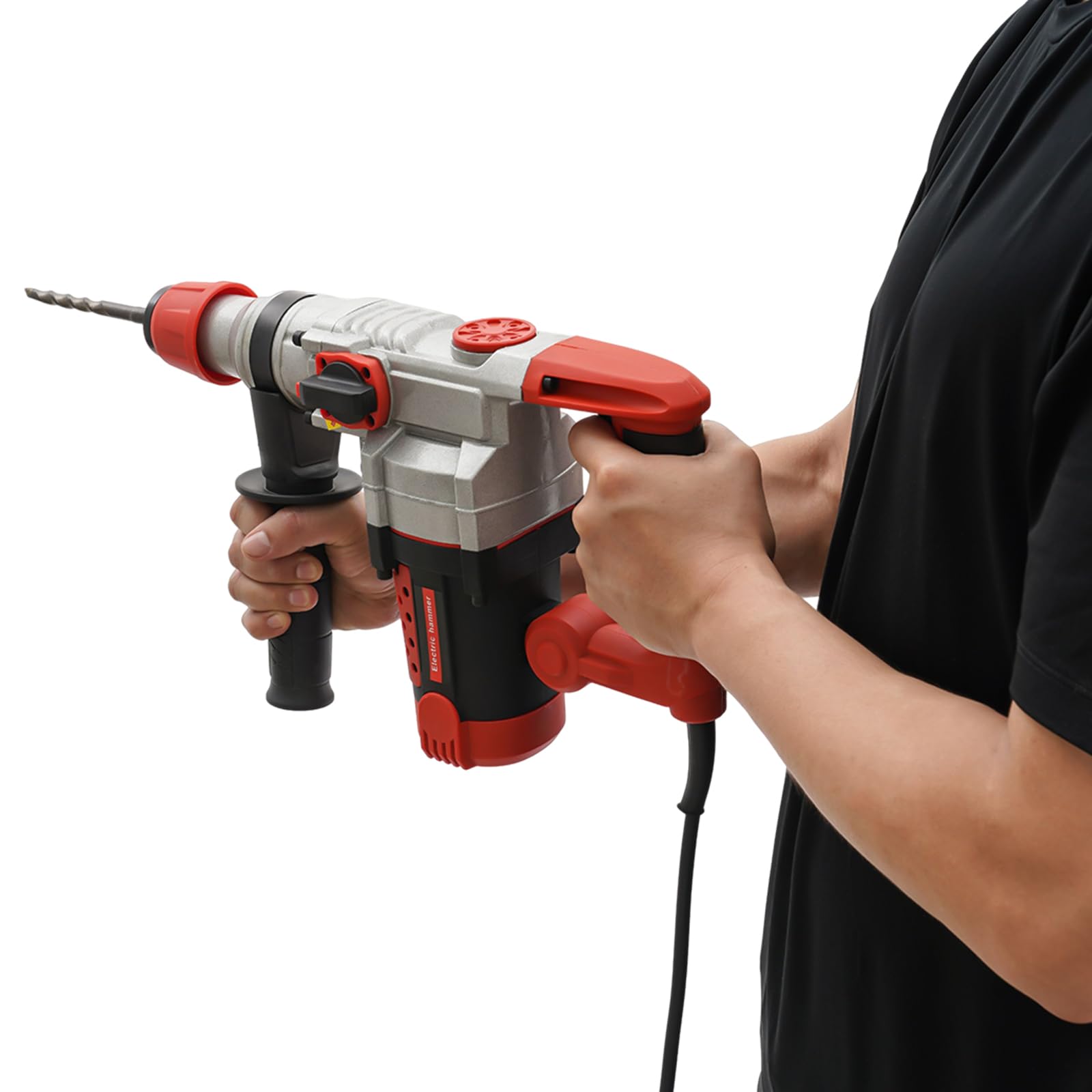 Wiertarko-wkrętarka udarowa, zestaw 220 V, 2200 W, bezszczotkowy, akumulatorowy, 30-cylindrowy, z 6 rodzajami wierteł