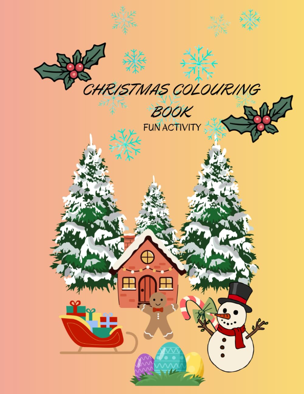 Christmas coloring book: Fun activity