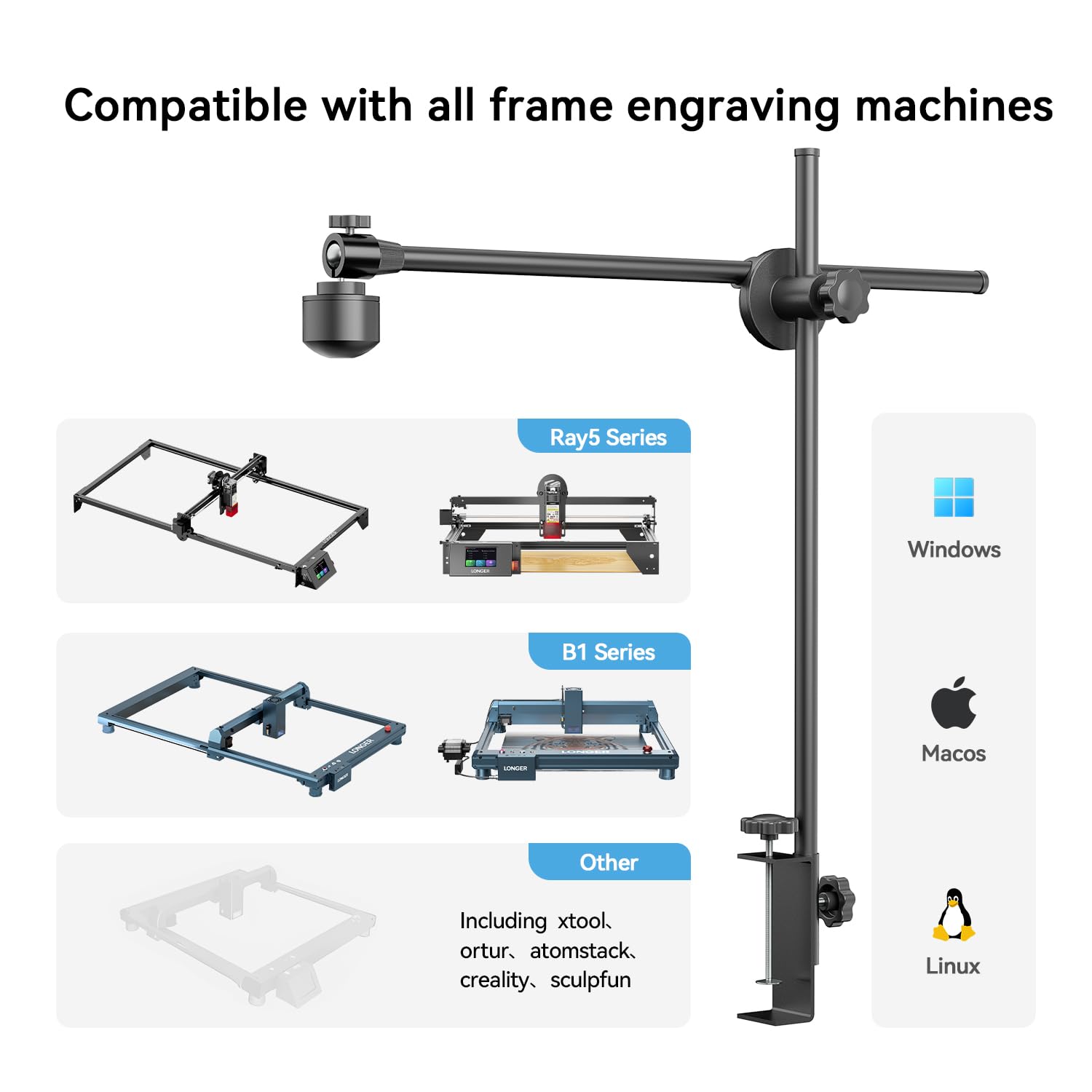 Amazon.com: LONGER LightBurn Camera Kit for Laser Engravers – 5MP