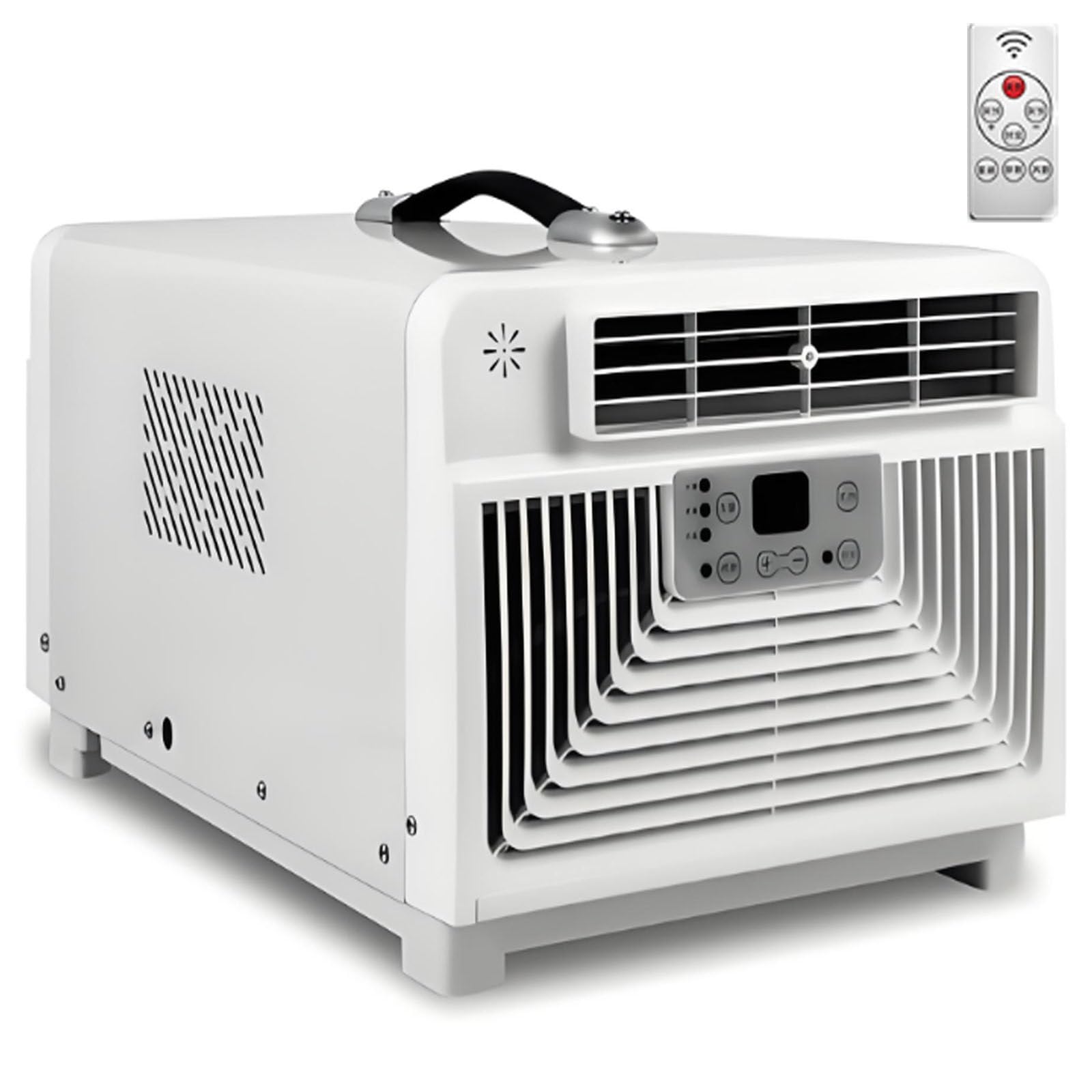Ershangmao Multicolor Portable Air Conditioner,Mobile Air Conditioner,3400 Btu Camping Ac Unit With 4-In-1 Cool Dry Fan Sleep Modes,Remote Control,42 Db Quiet For Tent Rv Campervan Caravan Room Cooling
