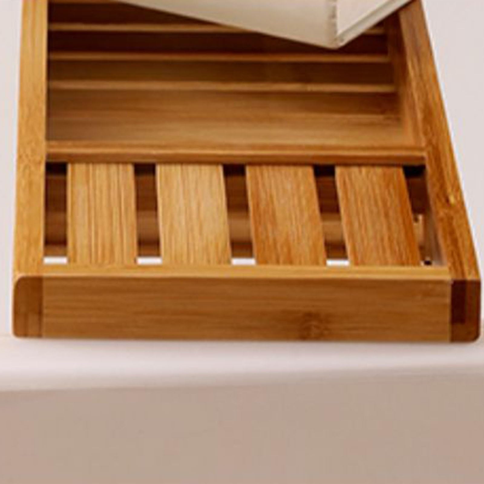 Bandeja de baño para bañera, organizador multifuncional para accesorios, libros, tabletas, teléfonos y champú, diseño simple, perfecto para uso doméstico