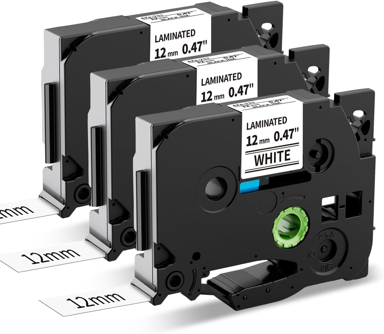 Cassette Etichette Compatibili Brother TZe Per P-Touch – 9mm 12mm 18mm 24mm 36mm