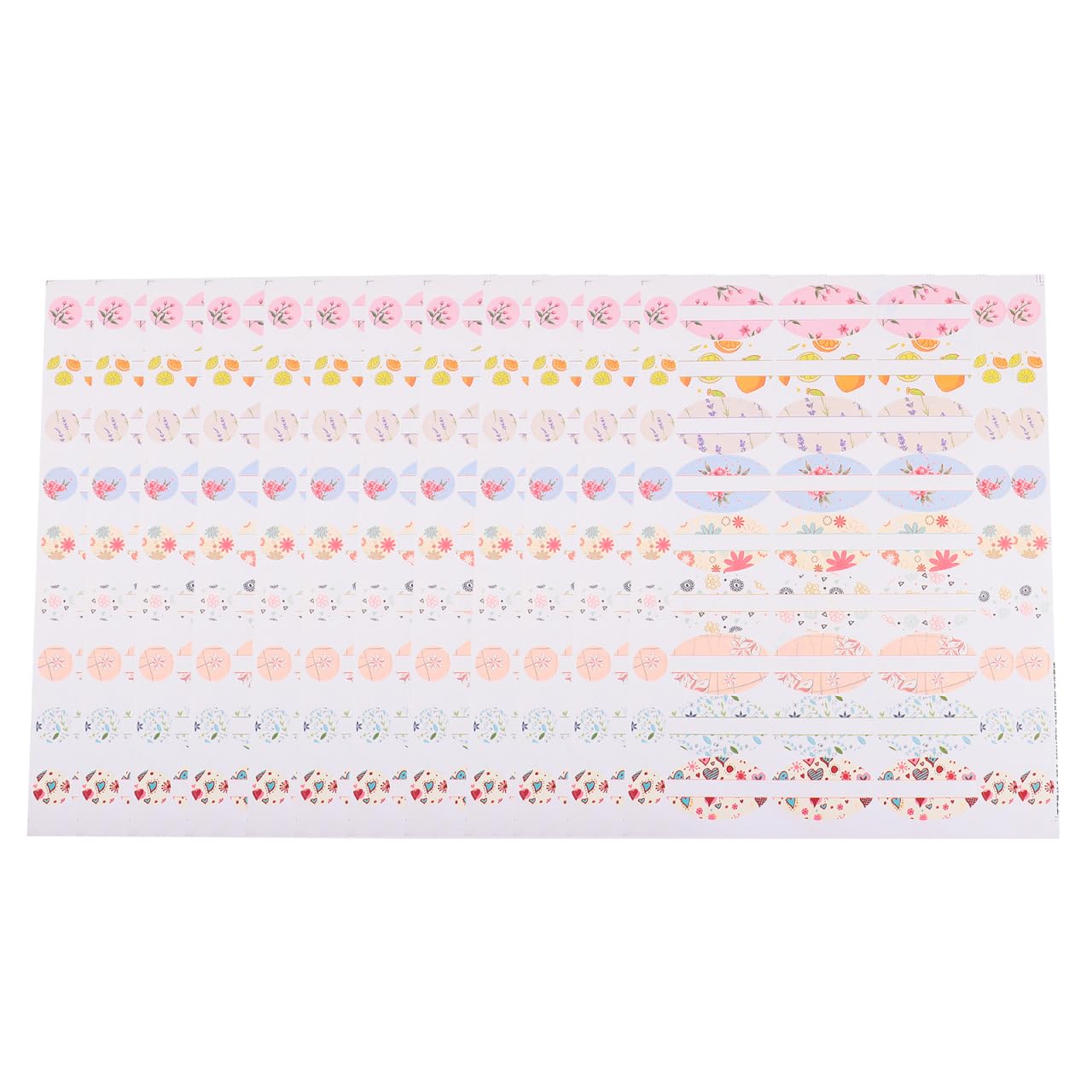 Étiquettes adhésives huiles essentielles 12 feuilles pour organiser l'aromathérapie