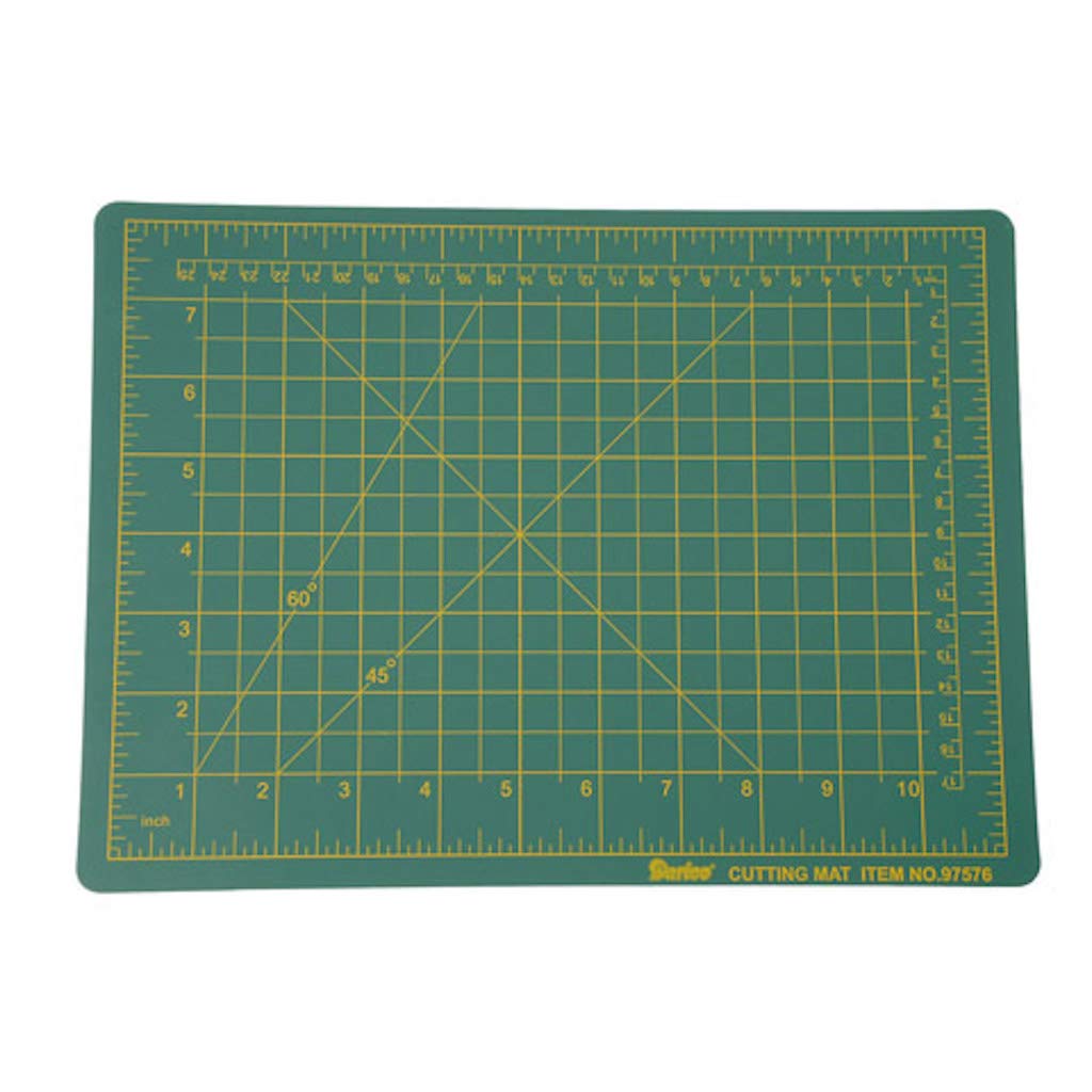 Darice 9-Inch-by-12-Inch Green Cutting Mat, Grade A