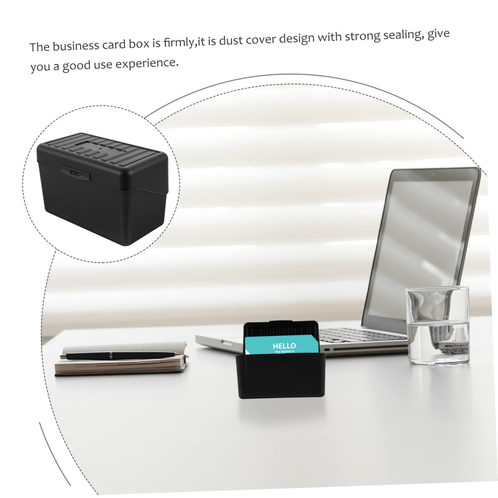 Lurrose 5pezzi Portacarte Scrivania Multifunzionale Per Biglietti Visita Organizer Per Capacità Design e