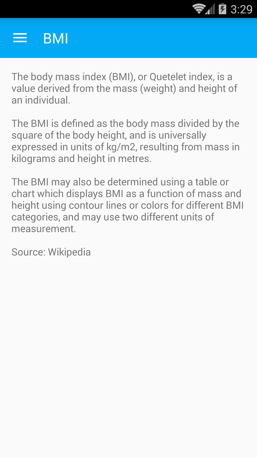 BMI Calculator - App on Amazon Appstore