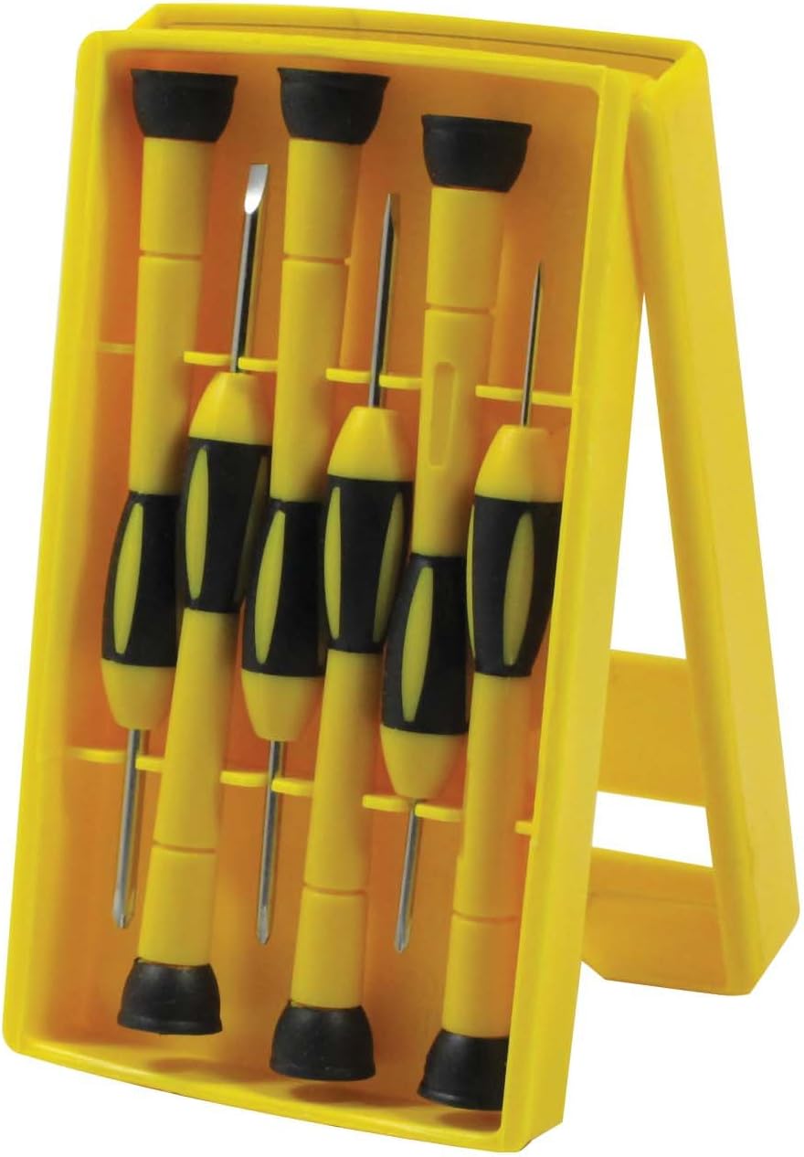 SE 7549SD 6Piece Premium Quality Screwdriver Set, 3 Slotted/3 Phillip