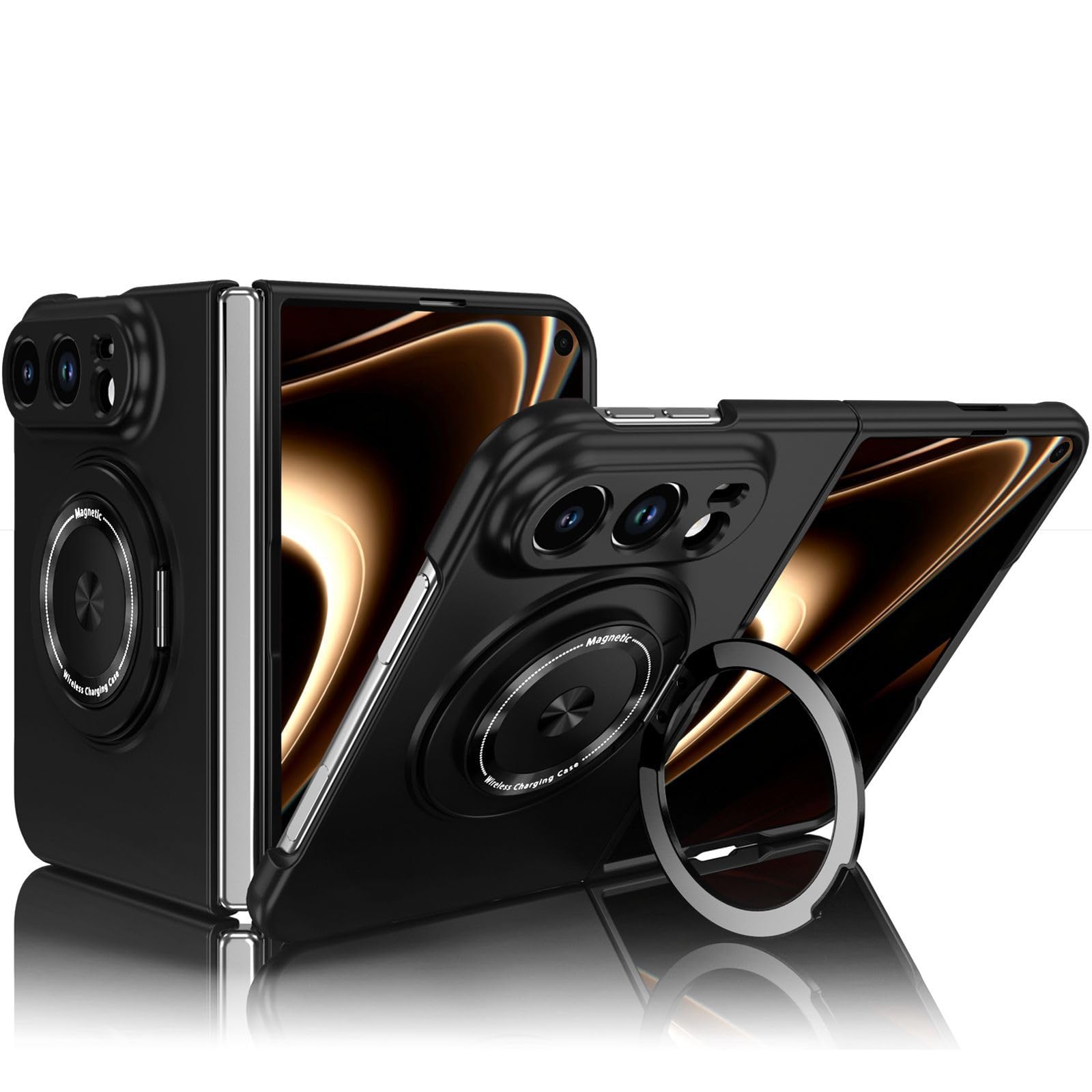 Magnétique Coque pour iPhone Duo, Tout Compris Caméra Protection