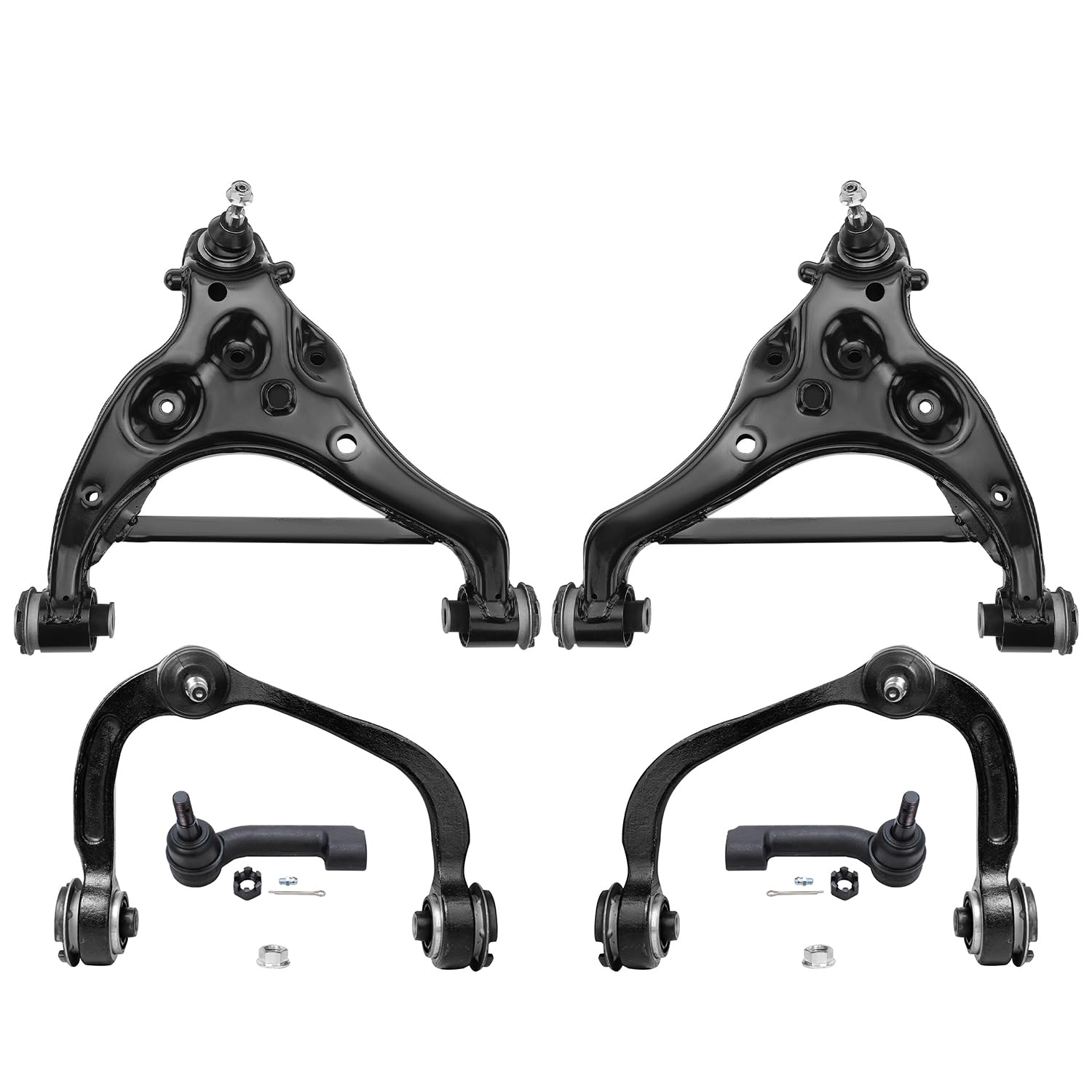 Detroit Axle - Front Control Arms Tie Rods for 2018-2021 Lincoln Navigator