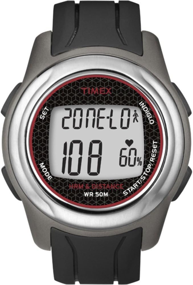 Timex Full-Size T5K560 Health Touch Plus Heart Rate Monitor Watch