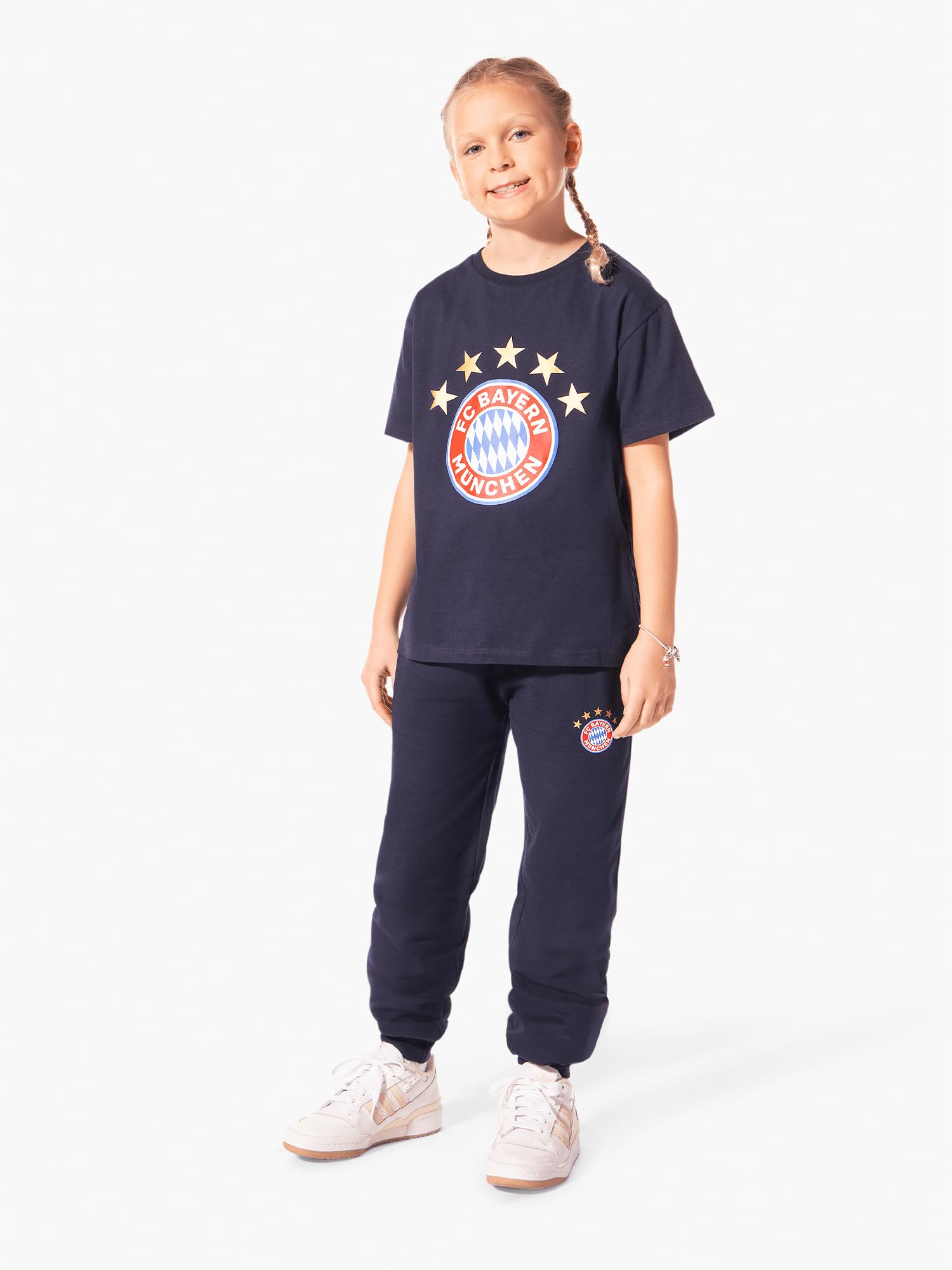 FC Bayern München I Sweatpant Essential I Kinder I Navy