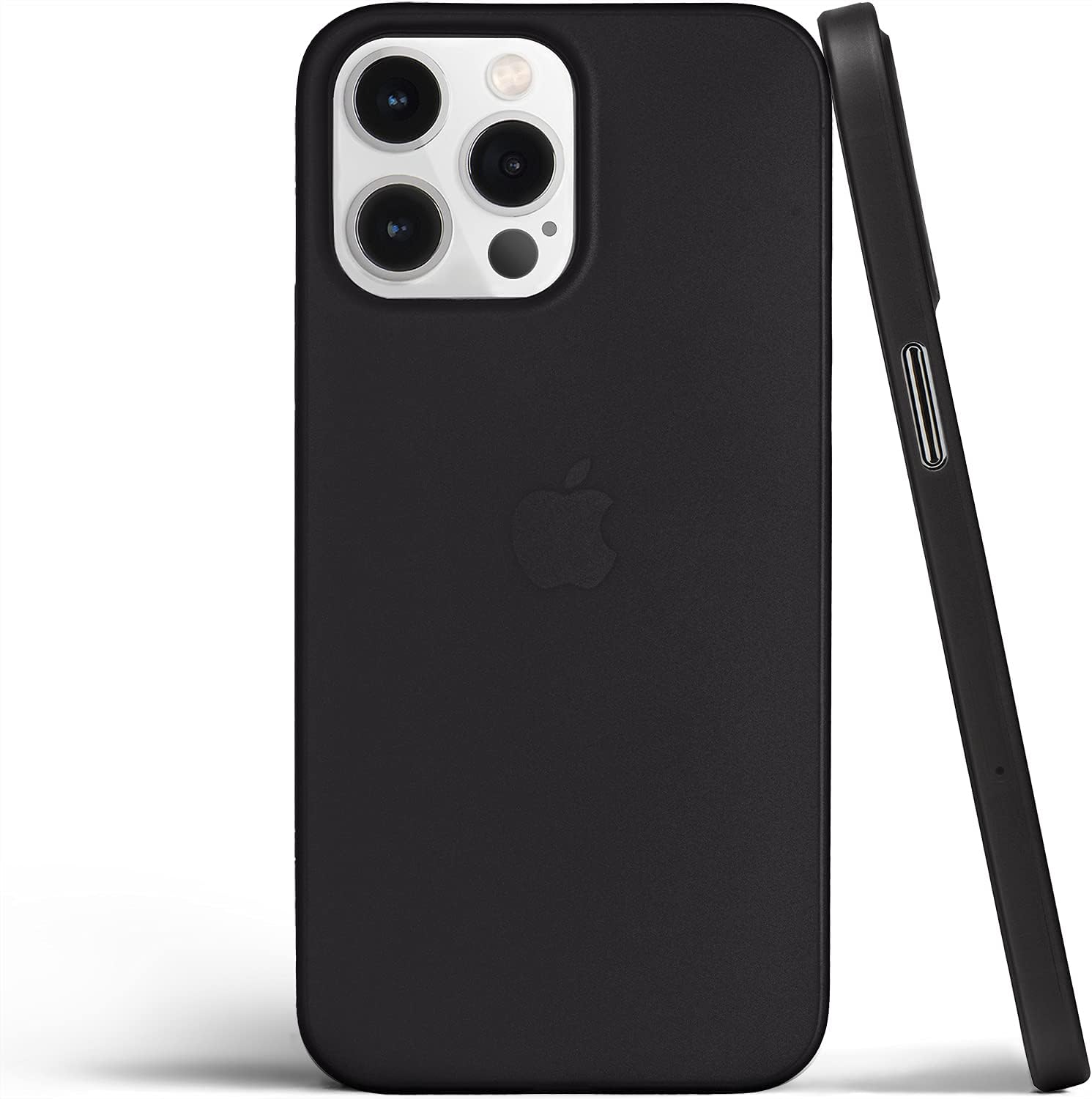 totallee Thin iPhone 13 Pro Max Case, Thinnest Cover Ultra Slim Minimal - for Apple iPhone 13 Pro Max (2021) (Frosted Black)