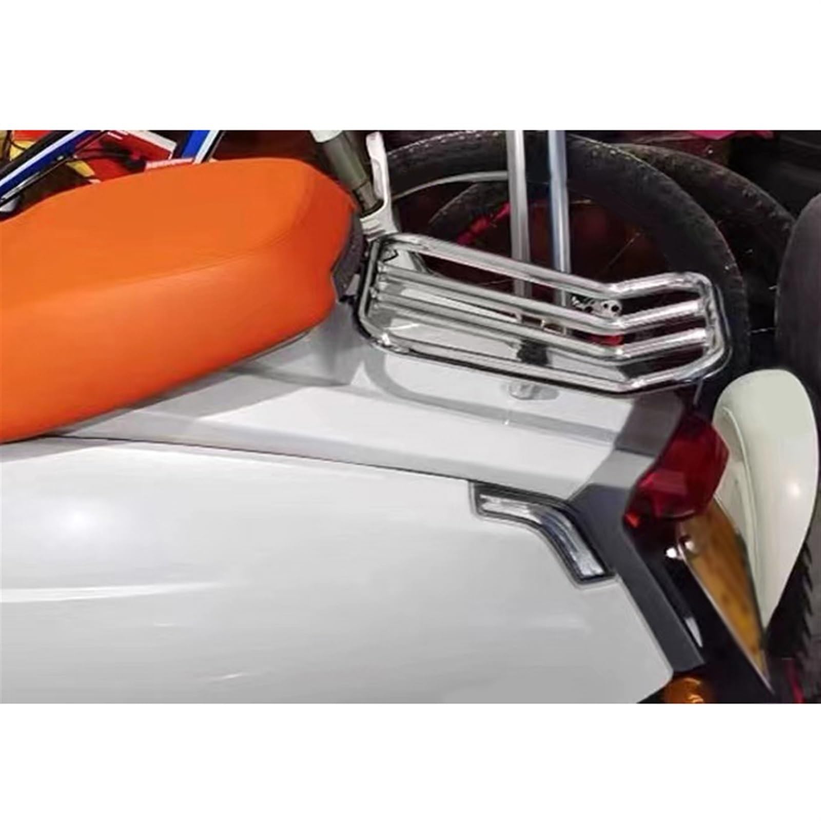 Hinterer Gepäckträger, Gepäckträgerhalterung, Rückenlehne, G350, Motorradregalhalter, Zubehör Für Lambretta G 350, Alle Baujahre